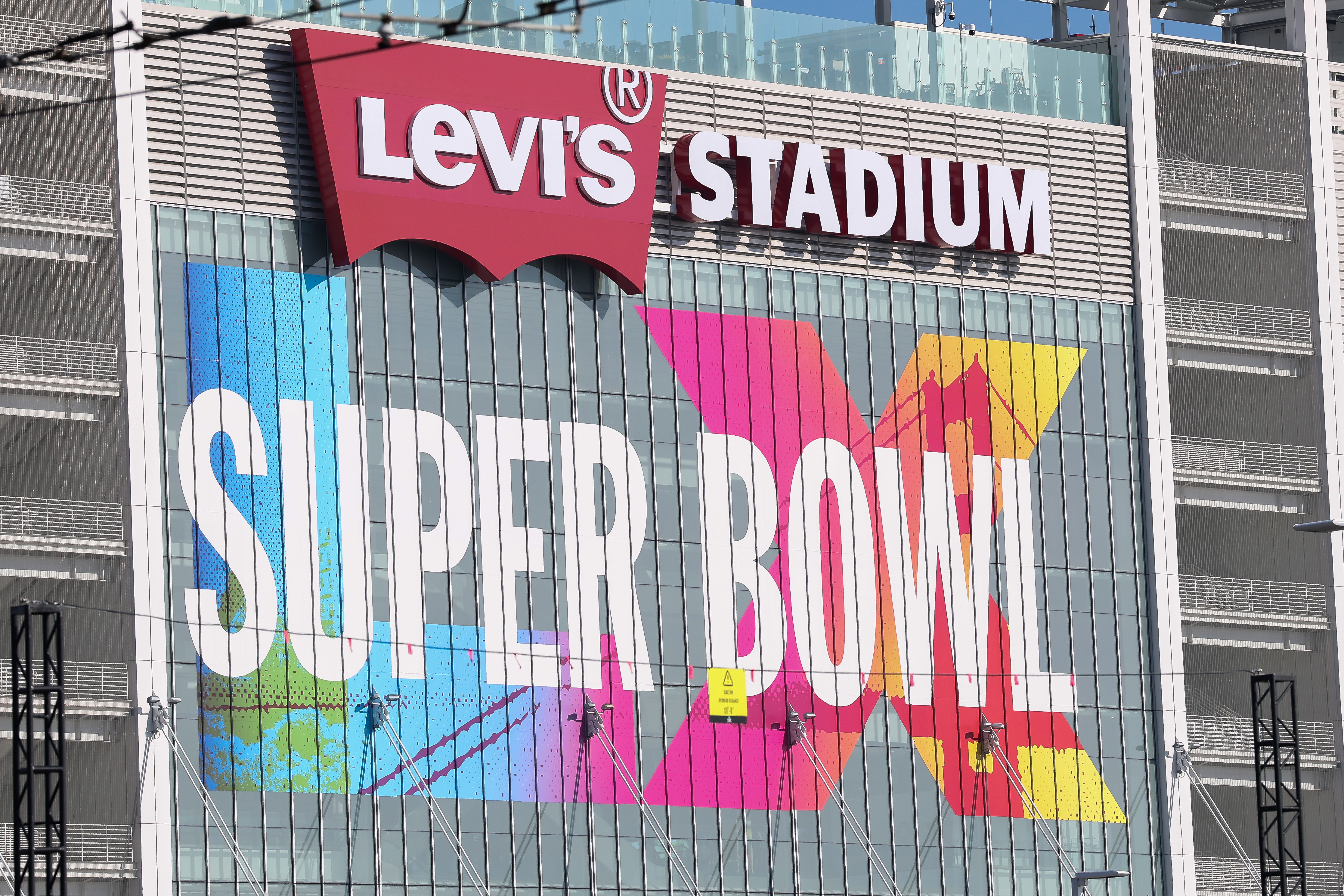 A general view outside Levi's Stadium prior to Super Bowl LX in Santa Clara, California on February 5, 2026. | Source: Getty Images