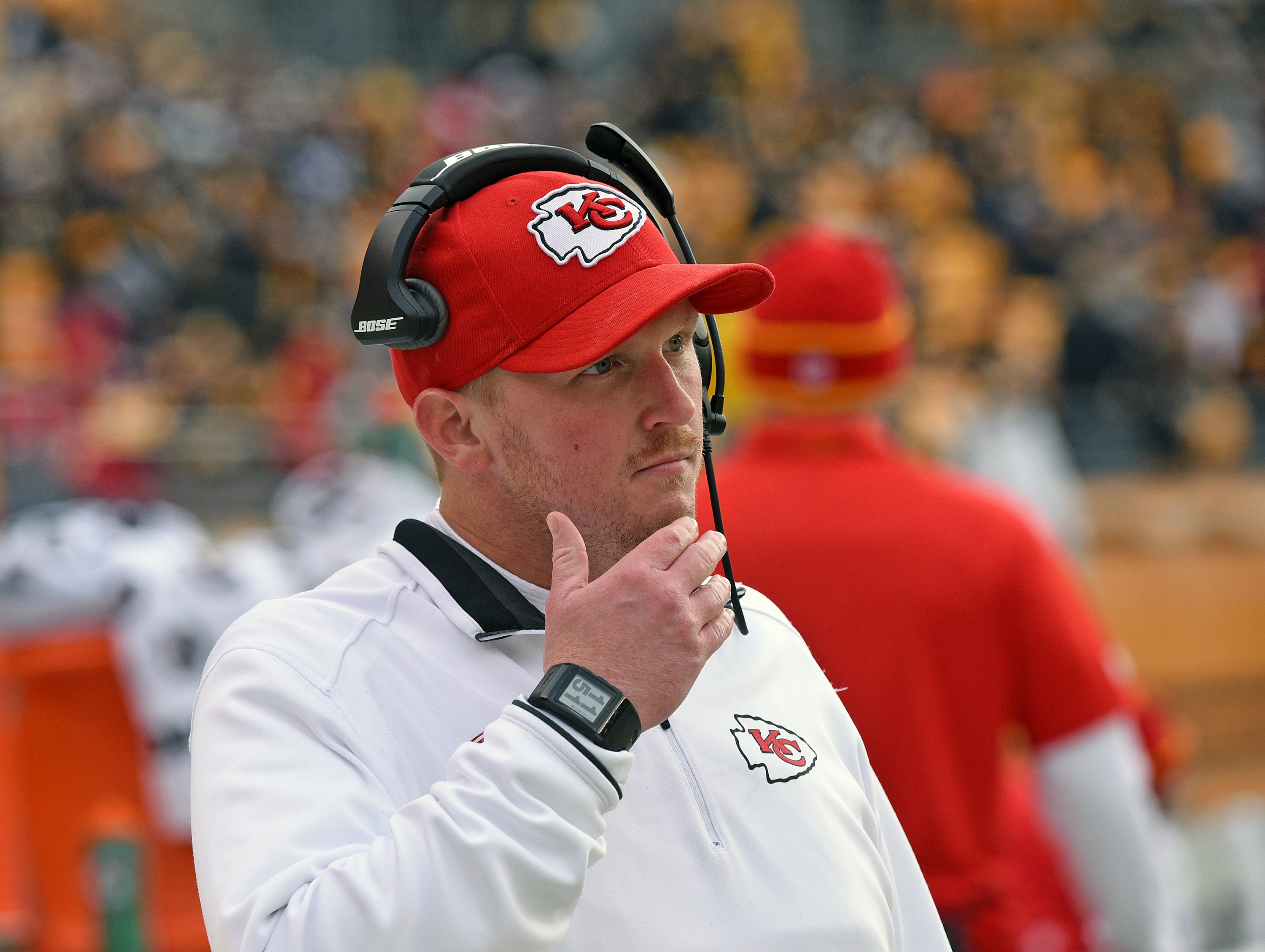 Quality control coach Britt Reid of the Kansas City Chiefs at Heinz Field on December 21, 2014 | Photo: Getty Images