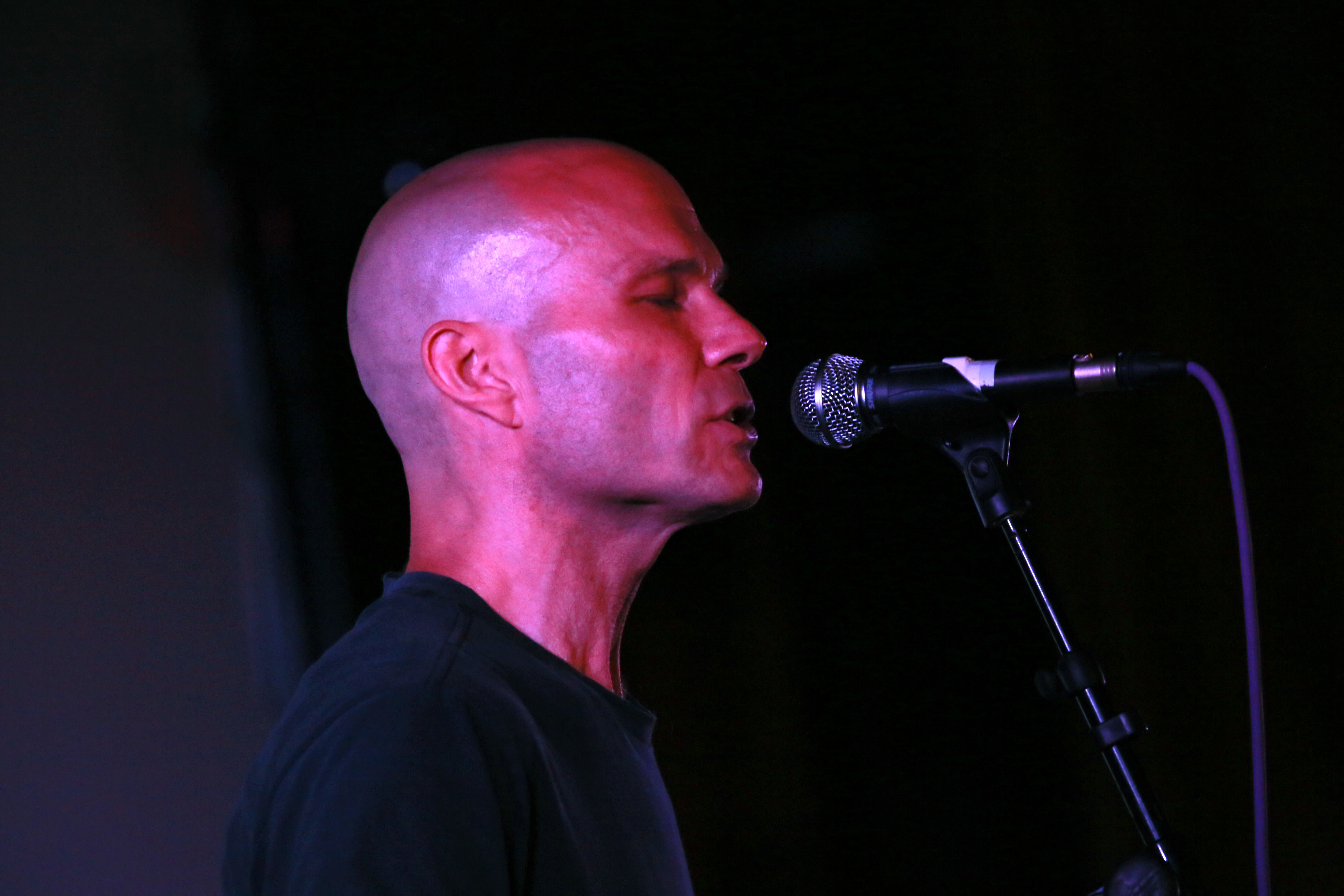 The actor sings and plays the guitar during the Twin Peaks UK Festival on October 7, 2017 in London, England | Source: Getty Images