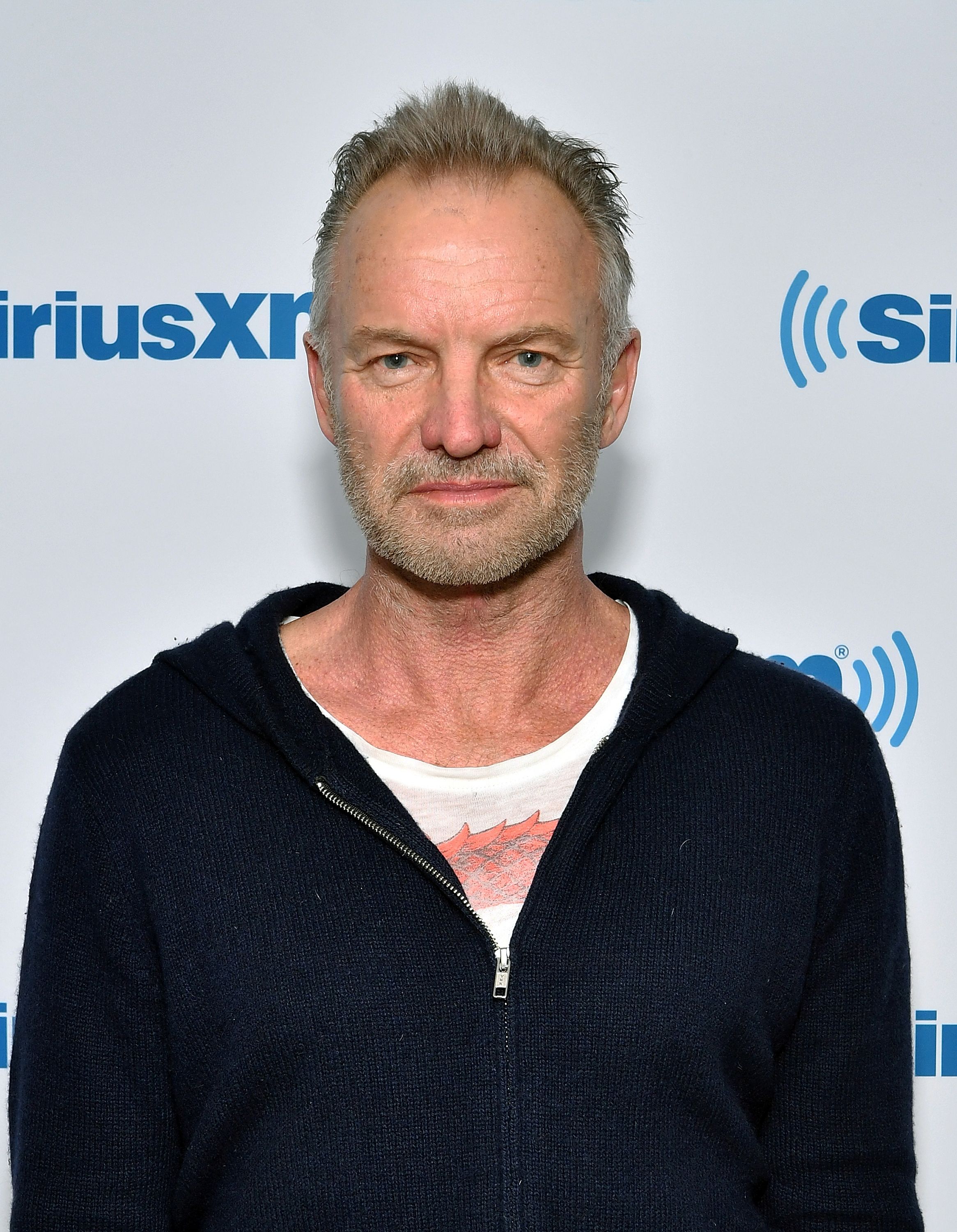 Sting visite les studios SiriusXM le 29 avril 2019 |  Photo : Getty Images