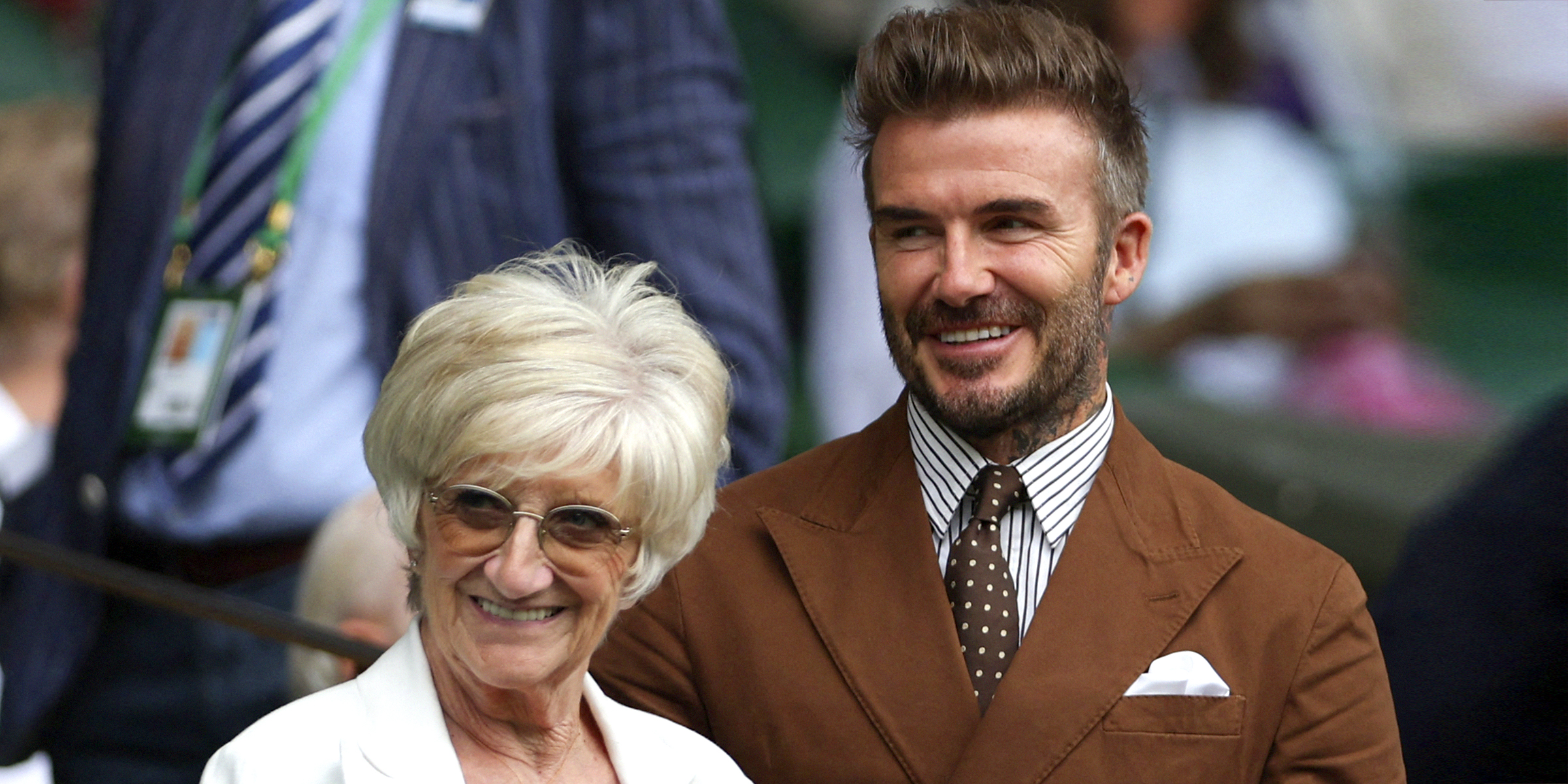 Sandra Beckham und David Beckham, 2022 | Quelle: Getty Images