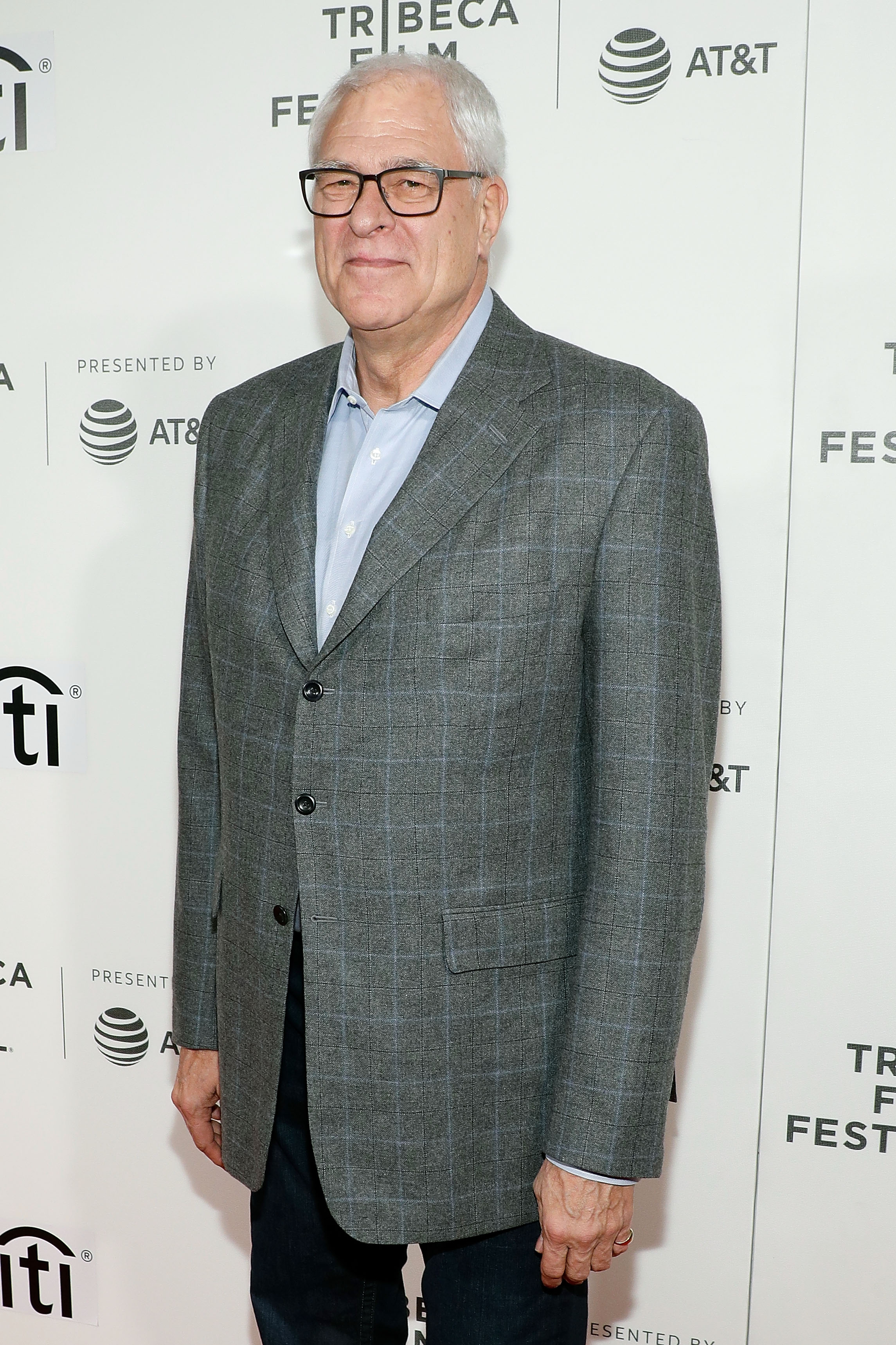  New York Knicks President Phil Jackson at Tribeca Talks during the 2017 Tribeca Film Festival at Borough of Manhattan Community College on April 23, 2017 | Photo: Getty Images