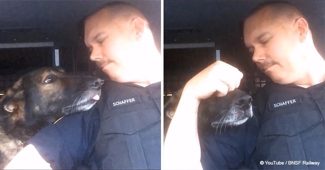 Police officer honors beloved K9 and best friend with emotional final radio call