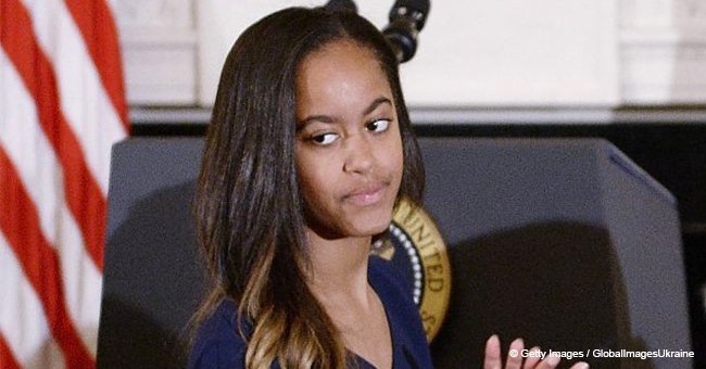 Malia Obama caught kissing beau as she goes out wearing a mini-dress in Paris