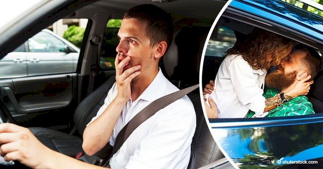  Woman with her lover called taxi and was shocked founding that the driver is her husband