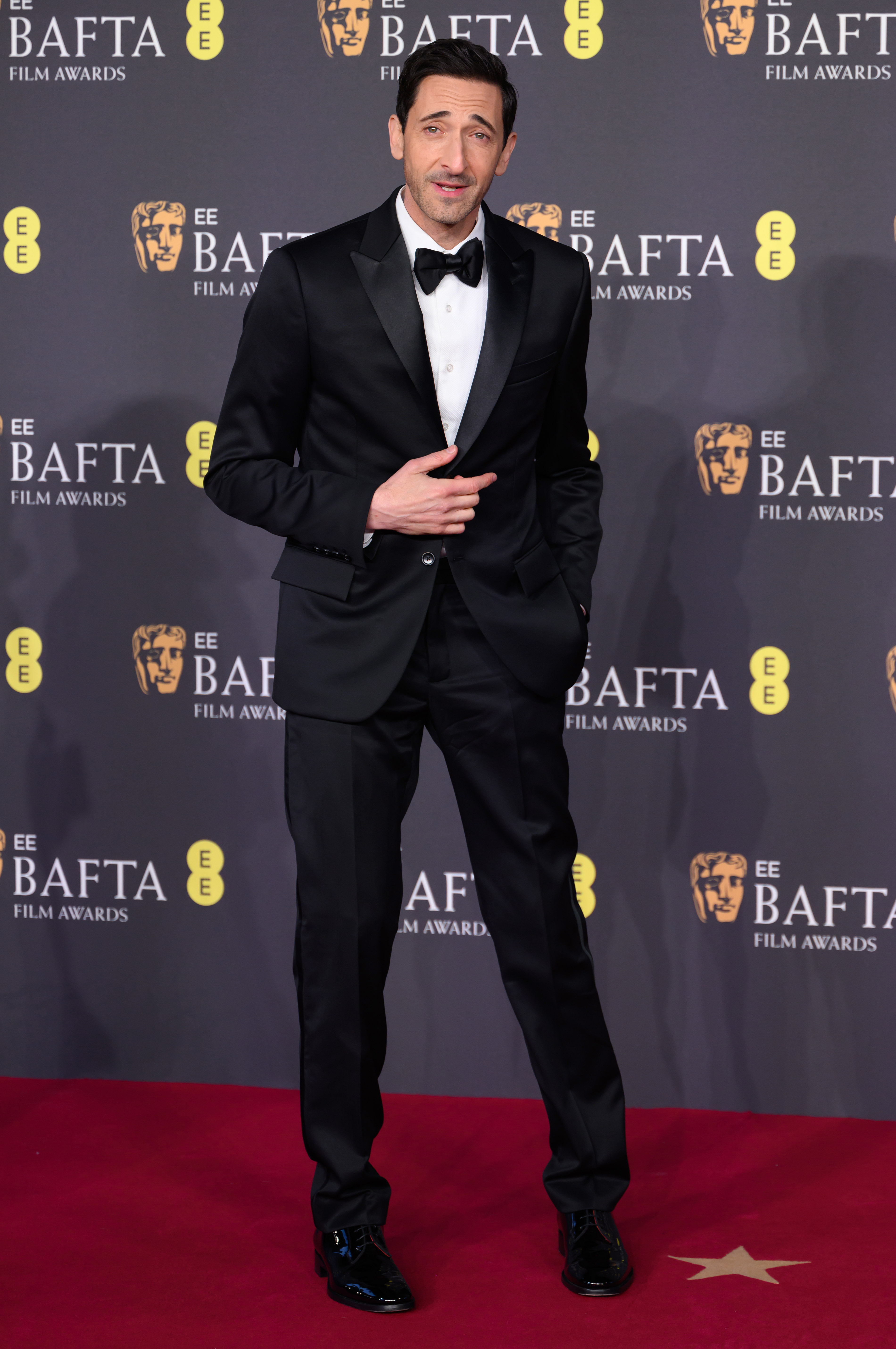 Adrien Brody attends the 2025 EE BAFTA Film Awards on February 16, 2025 | Source: Getty Images