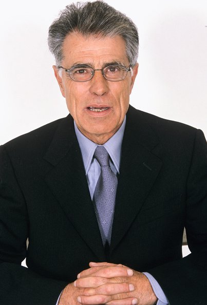 Jesús Hermida, periodista español y presentador de televisión. Madrid, España, 1999. | Foto: Getty Images