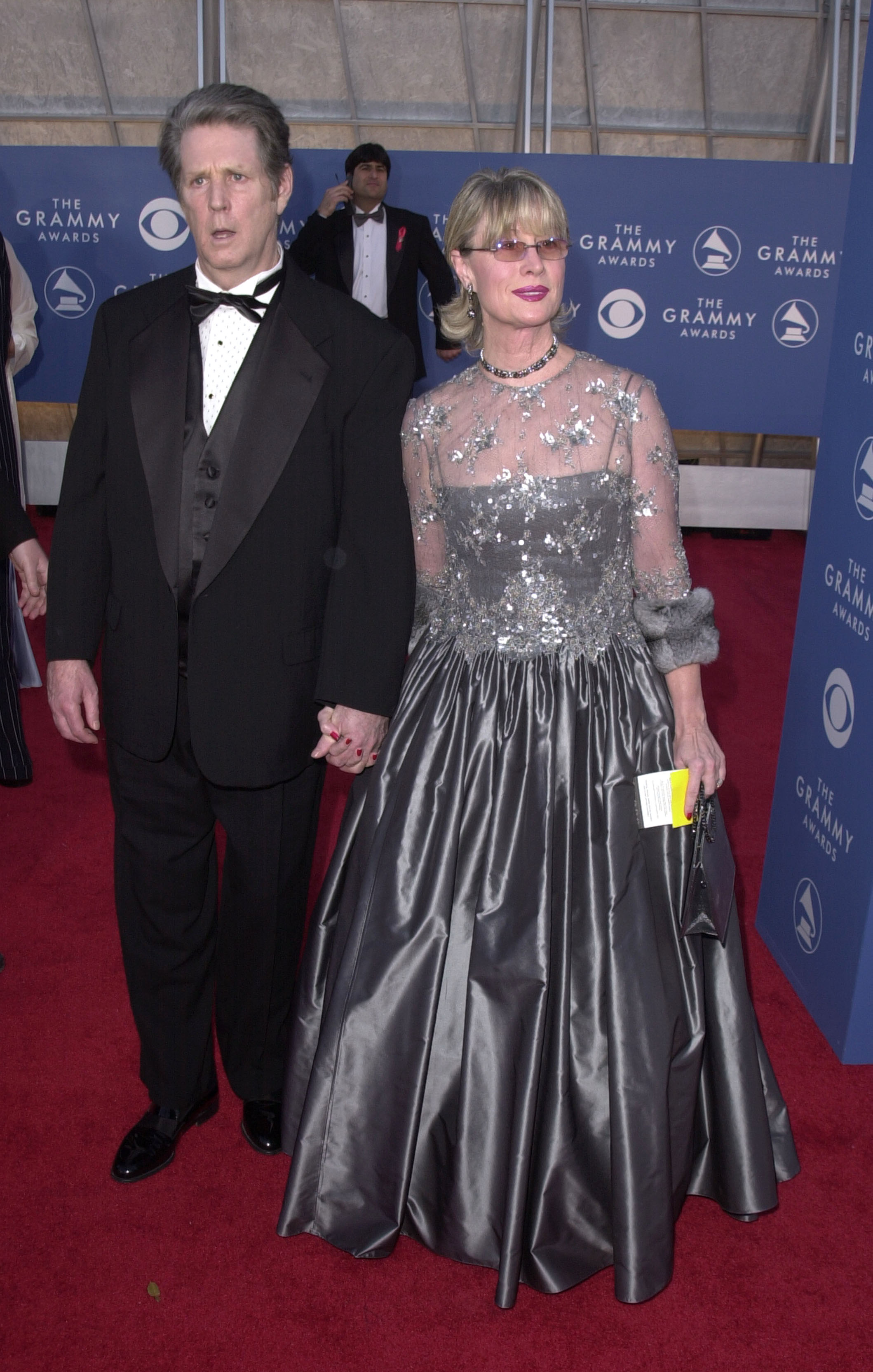 Brian and Melinda Wilson at the 43rd Annual Grammy Awards in 2001. | Source: Getty Images