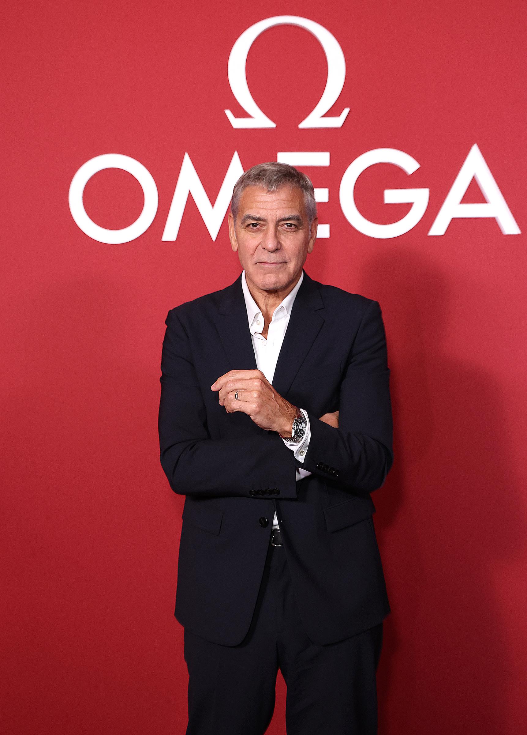 George Clooney attends the opening night of OMEGA House during the Winter Olympic Games on February 7, 2026, in Milan, Italy | Source: Getty Images