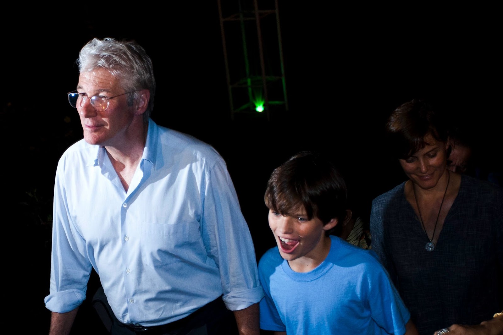 Richard Gere and his son Homer James Jigme at the ballet performance of "Mahakarya Borobudur" on June 26, 2011, in Indonesia. | Source: Getty Images