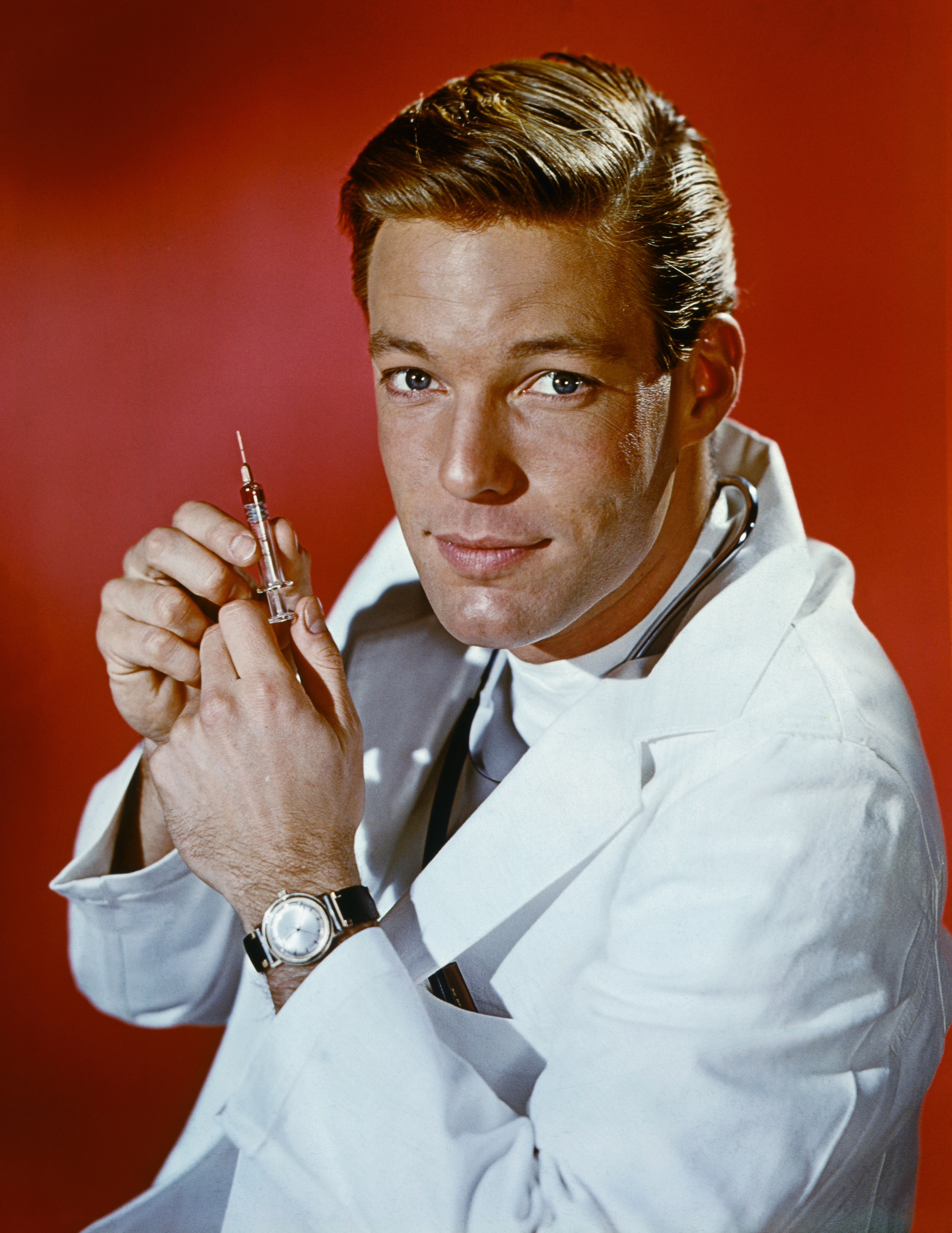 Richard Chamberlain in the television series "Dr. Kildare," circa 1965 | Source: Getty Images