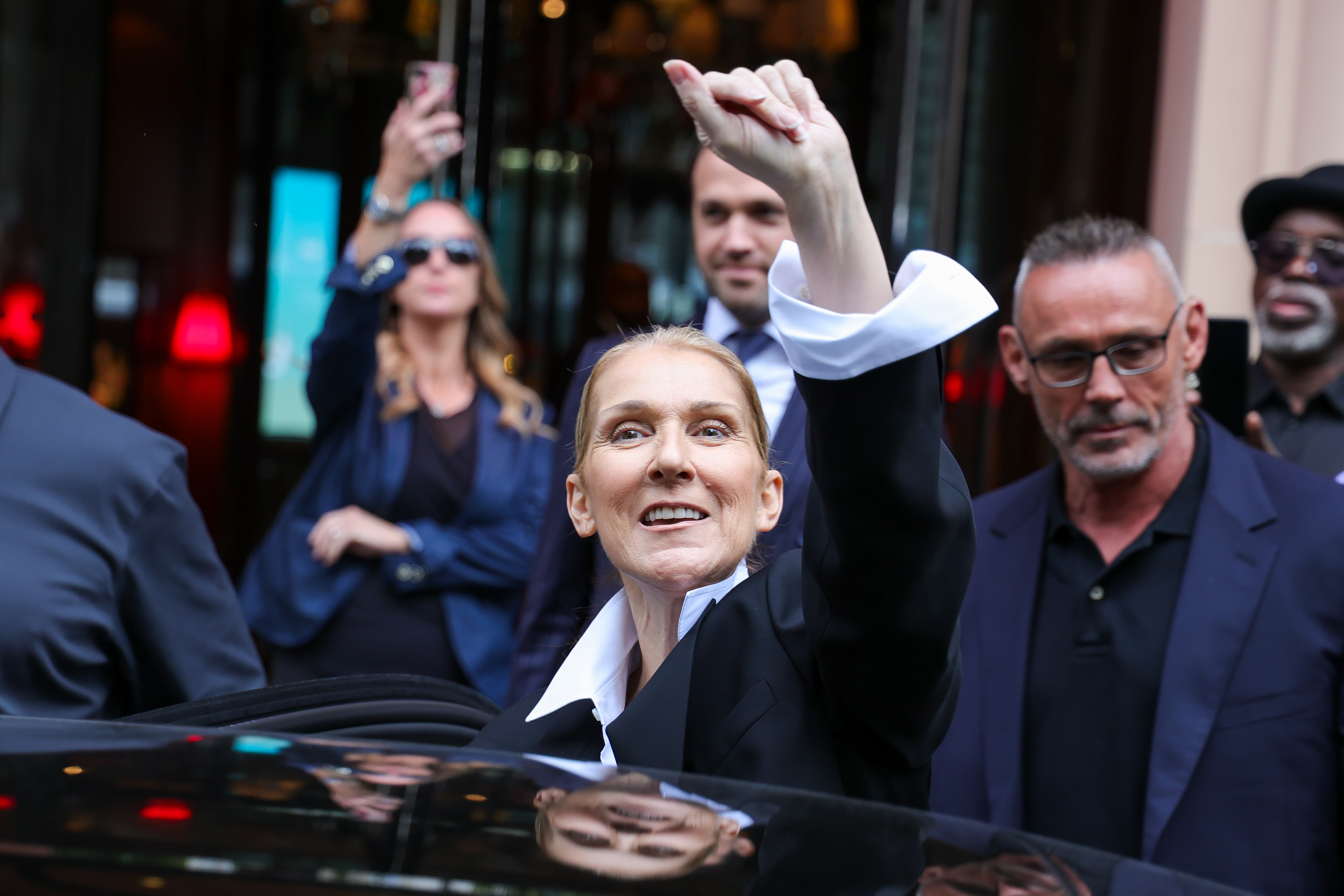 Céline Dion el 23 de julio de 2024 en París, Francia | Fuente: Getty Images