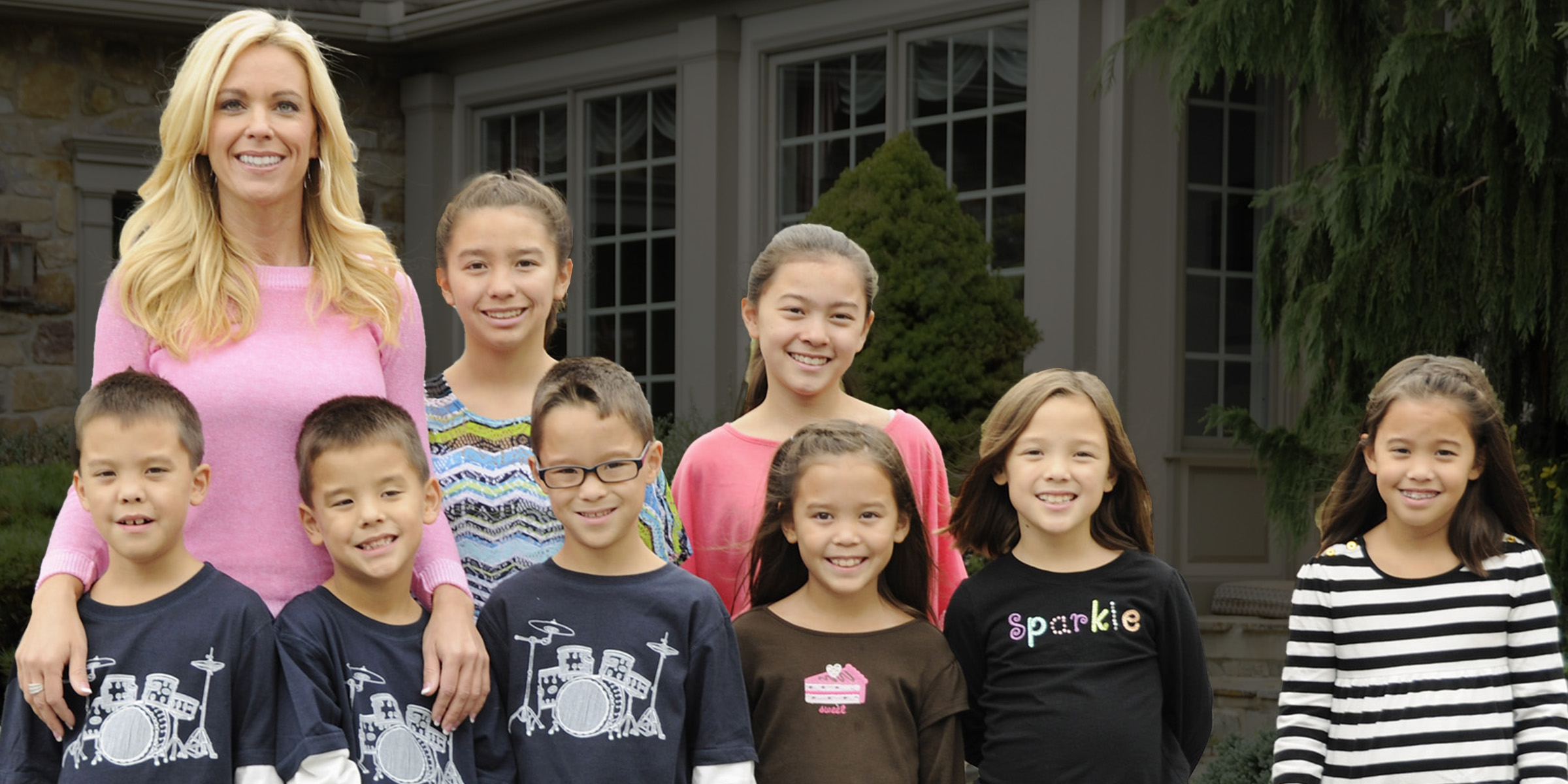Kate, Joel, Collin, Madelyn, Aaden, Cara, Leah, Alexis, and Hannah Gosselin | Source: Getty Images