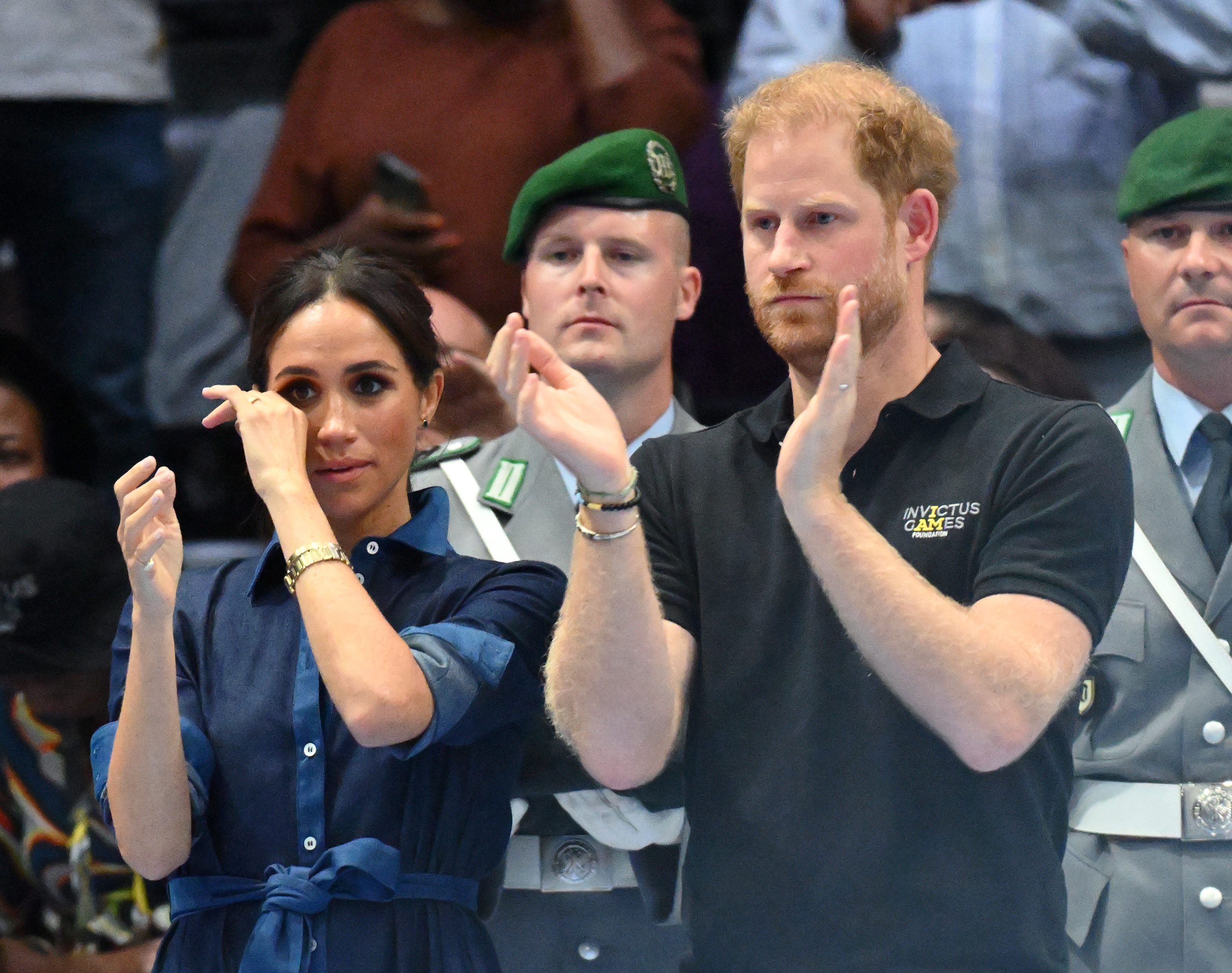 Meghan Markle and Prince Harry on day six of the Invictus Games Düsseldorf 2023 on September 15, 2023, in Germany. | Source: Getty Images