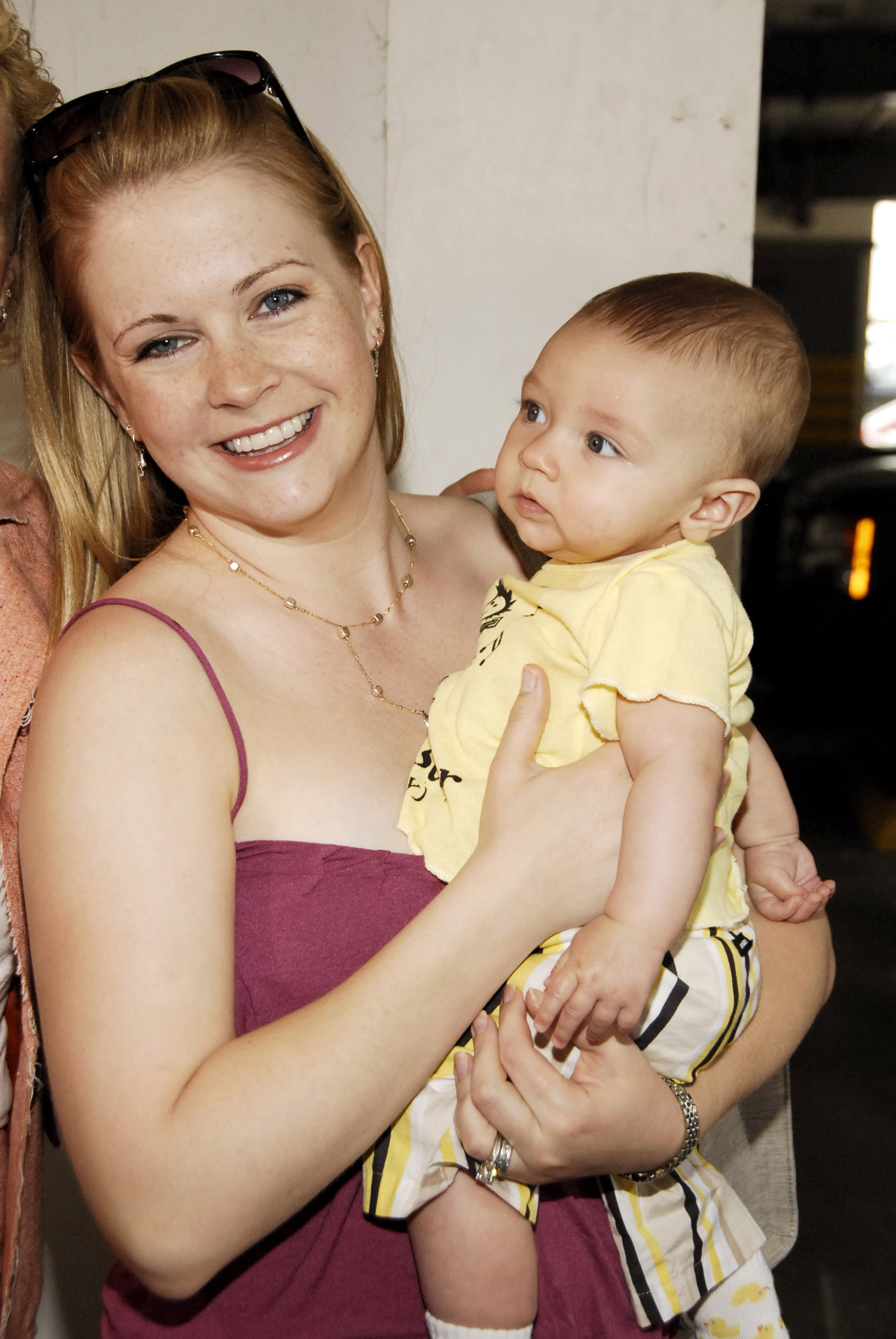 Melissa Joan Hart and Mason at the SoulMate Diamonds & Jennie Garth Host A Mother's Day Benefit For The Children's Defense Fund on May 11, 2006. | Source: Getty Images