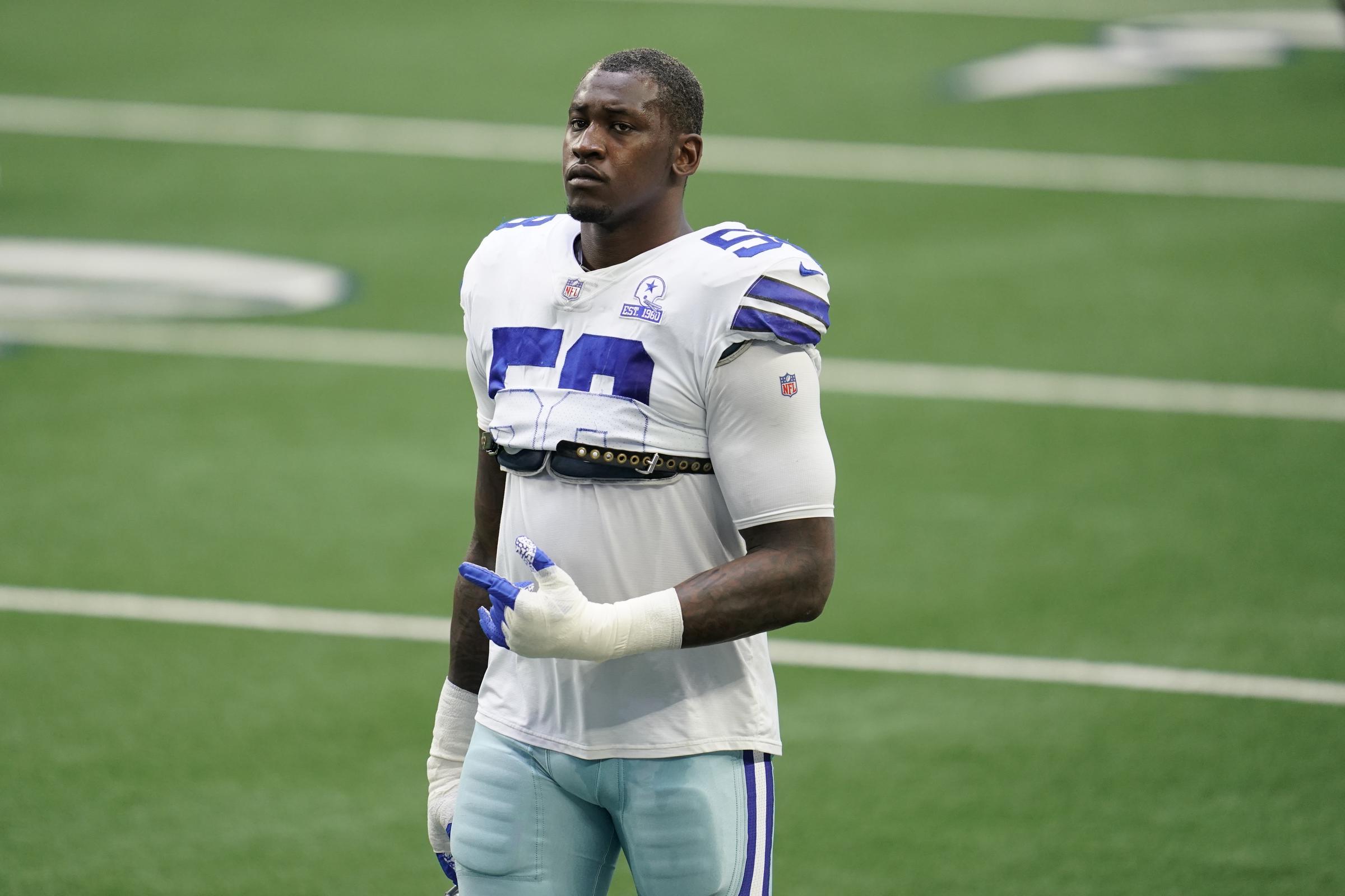 Smith made his last NFL return with the Dallas Cowboys in 2020 after years away from the league. It became his final season in football, closing a career once defined by rare promise and later by repeated setbacks. | Source: Getty Images