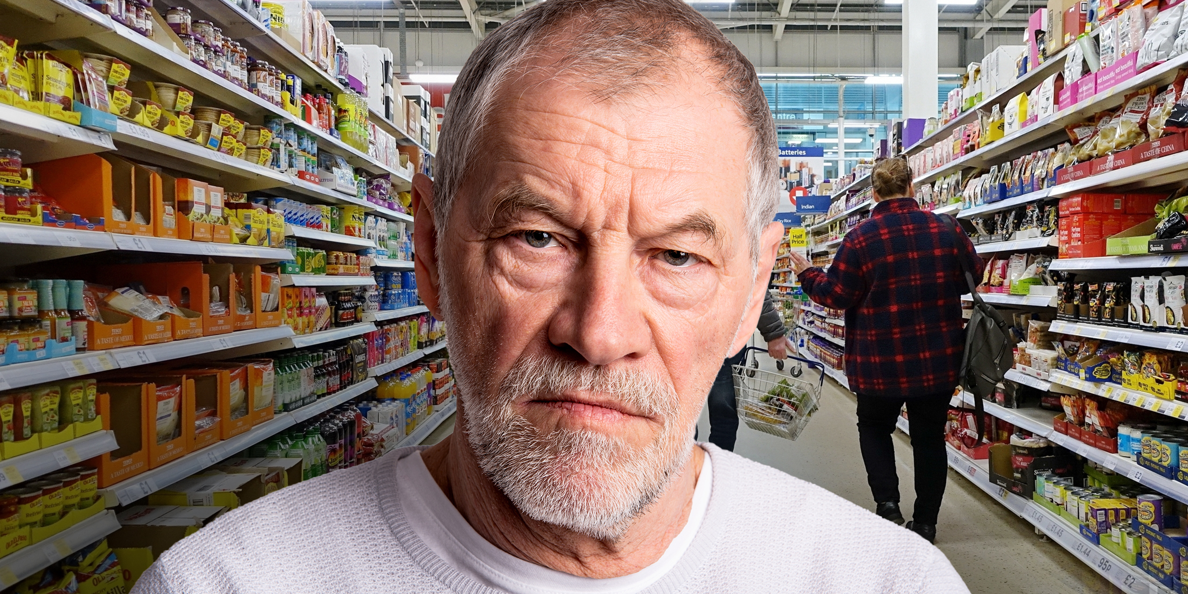 An angry man pictured in a department store | Source: Shutterstock