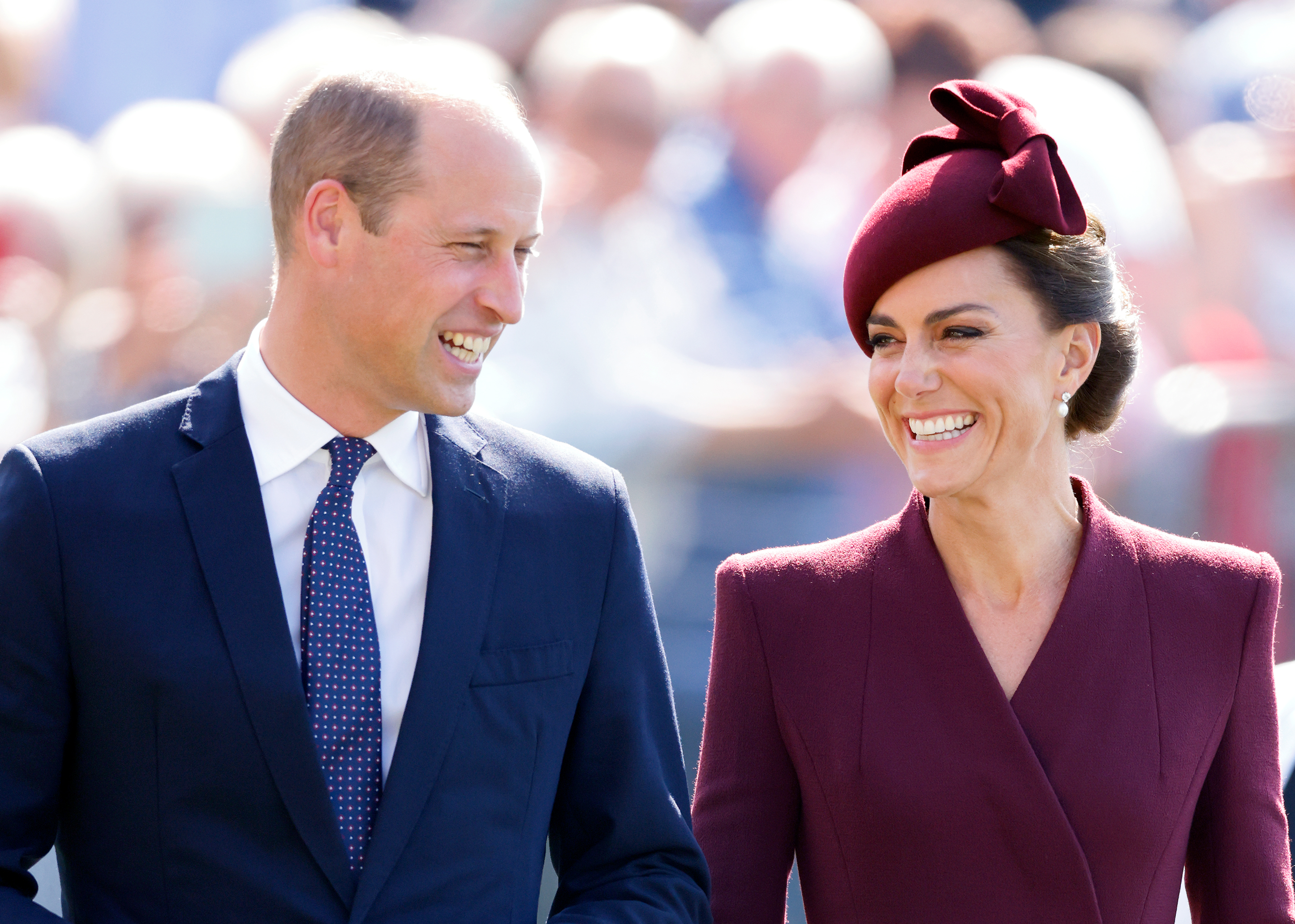 Prince William and Princess Catherine at a service to commemorate the life of the late Queen Elizabeth II in St Davids, Wales on September 8, 2023 | Source: Getty Images