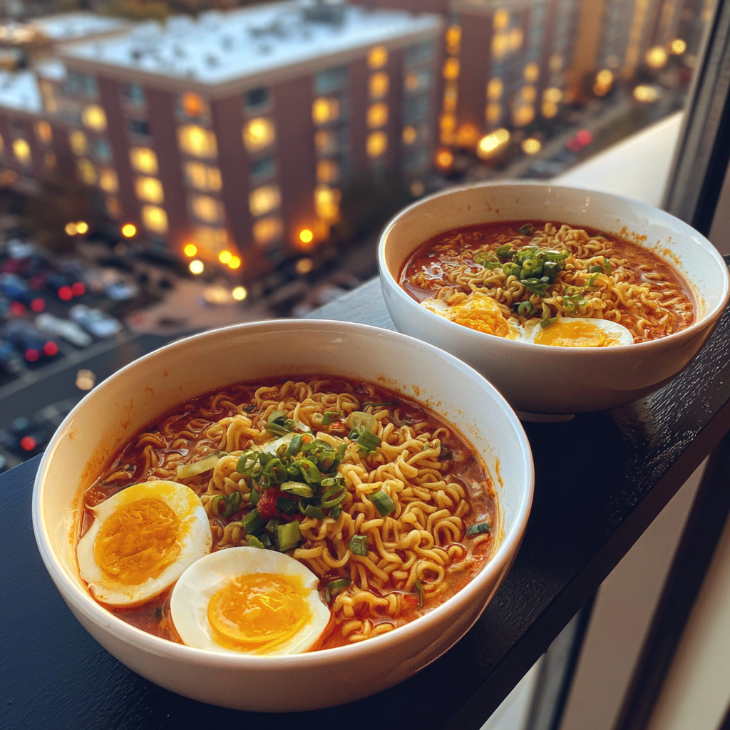 Two bowls of ramen | Source: Midjourney