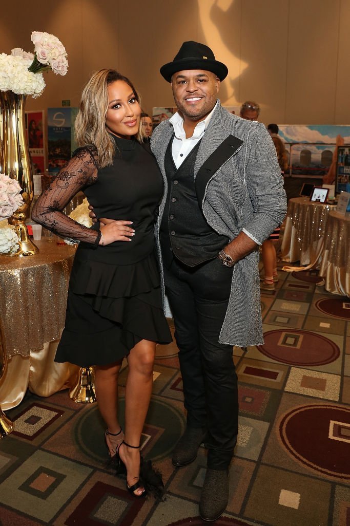 Adrienne Bailon Houghton and Israel Houghton at the Daytime Emmy Awards Pre-Awards Party in May 2019. | Photo: Getty Images