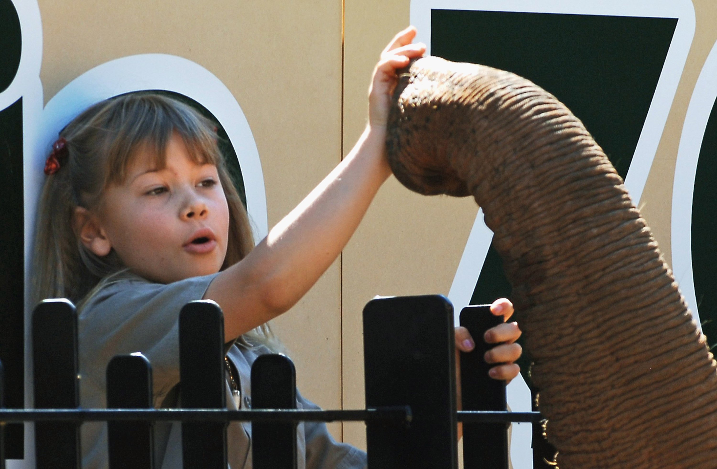 Bindi Irwin during the memorial service for Steve Irwin on September 20, 2006, in Beerwah, Australia. | Source: Getty Images