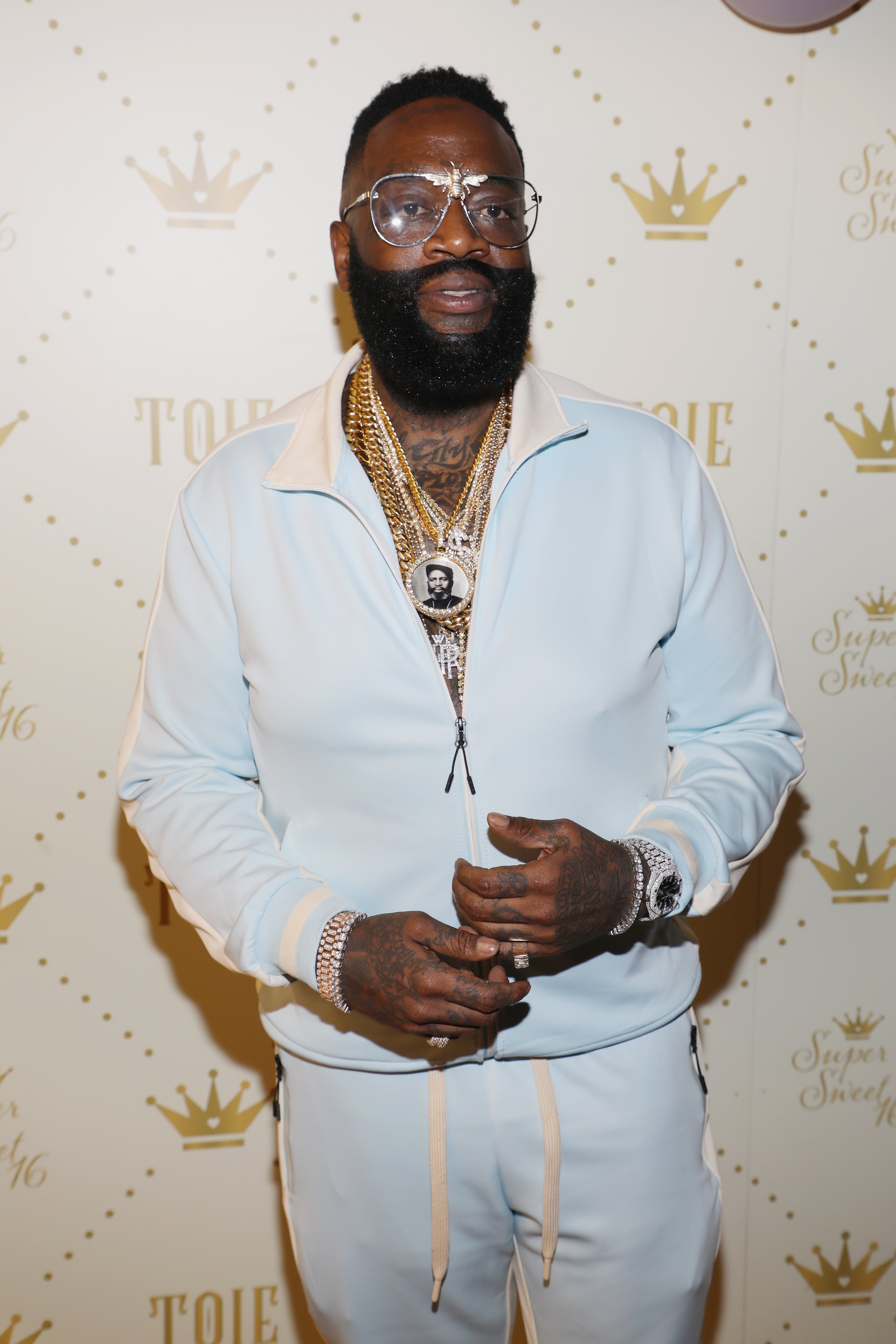 Rick Ross at Toie's Royal Court: Super Sweet 16 on Apr. 7, 2018 in Miami, Florida | Photo: Getty Images