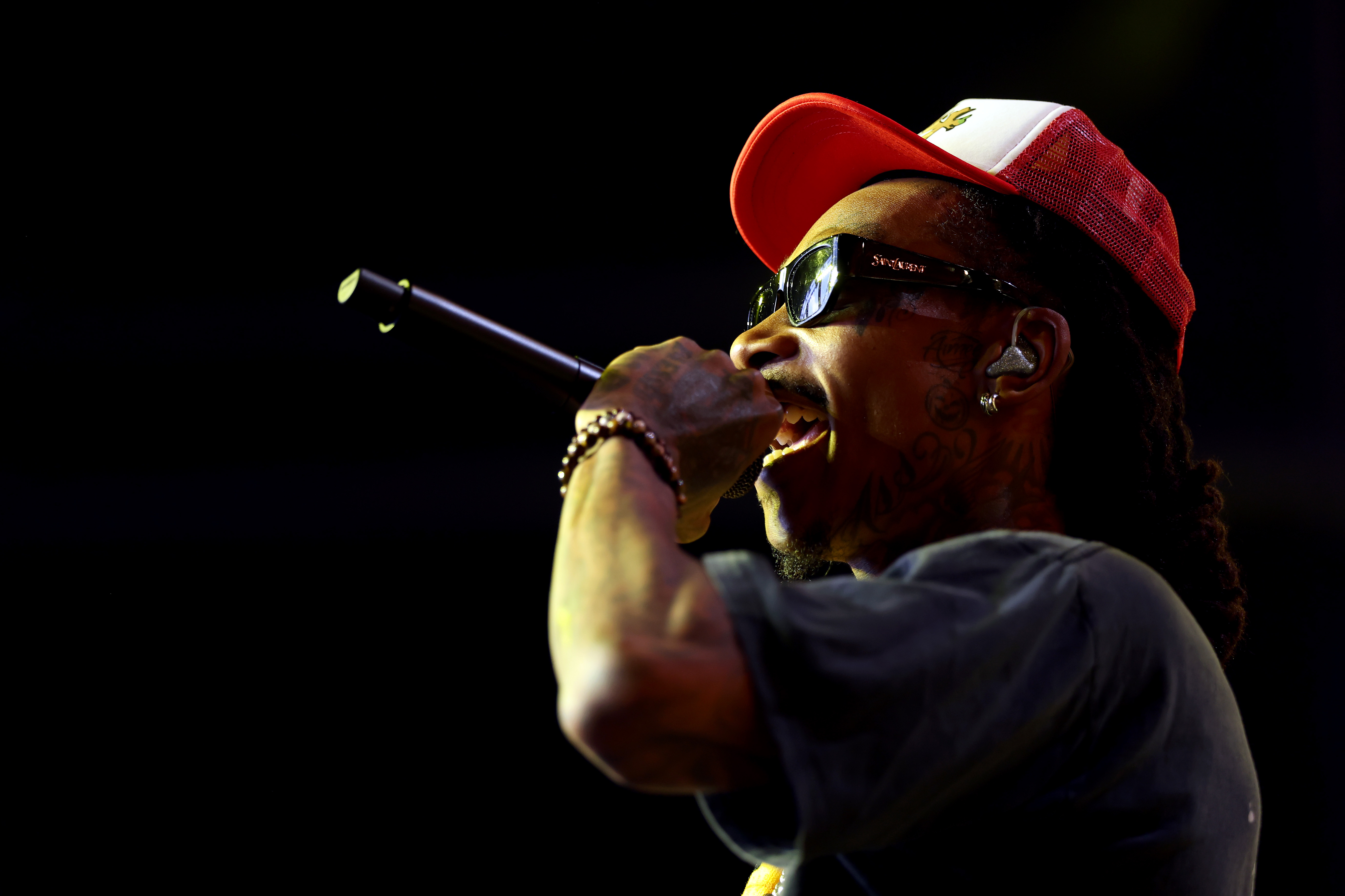Wiz Khalifa performs prior to Round Two of the 2026 NFL Draft at Acrisure Stadium on April 24 in Pittsburgh, Pennsylvania. | Source: Getty Images
