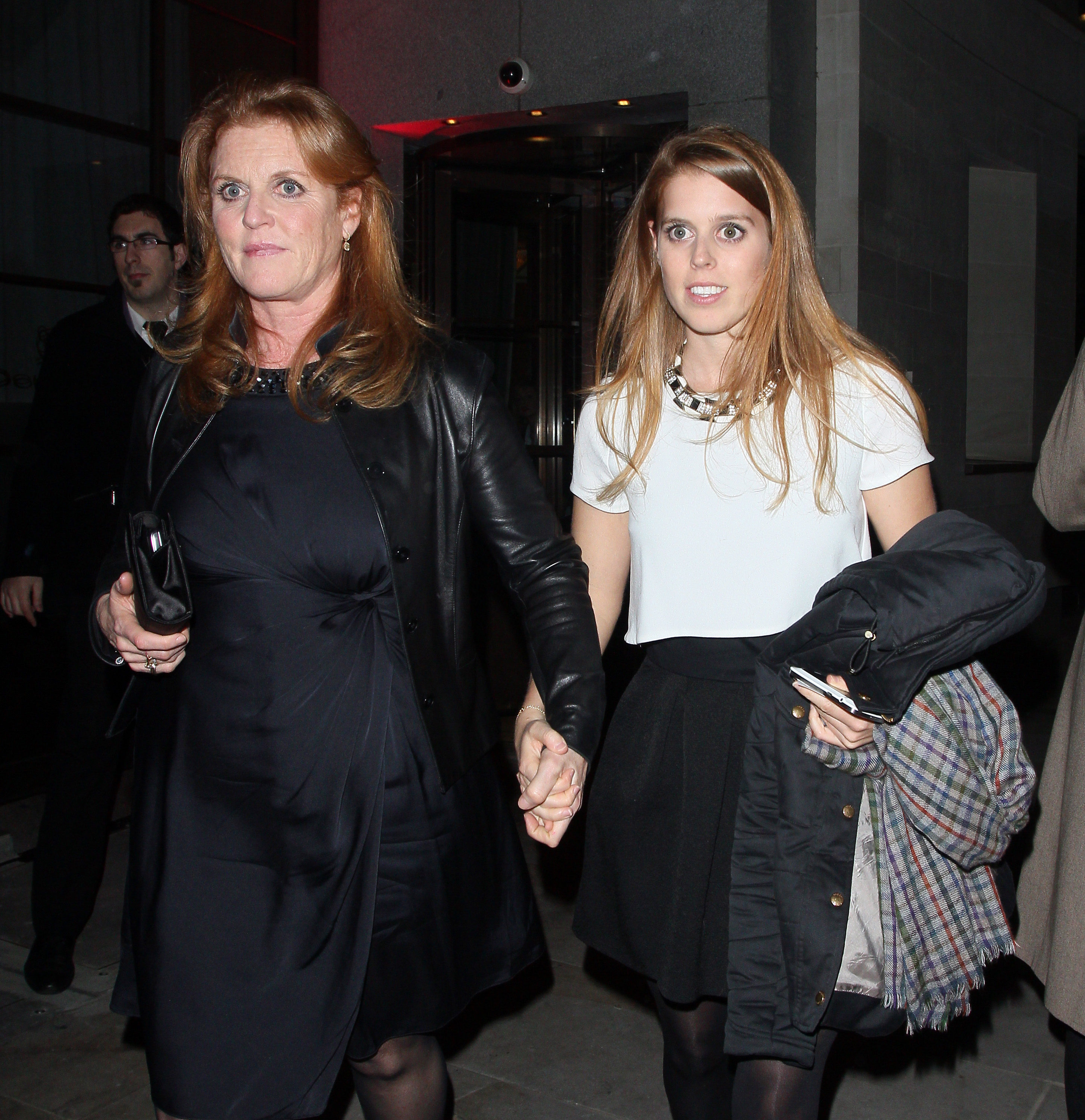 Sarah Ferguson and Princess Beatrice at the Downtown Mayfair restaurant for Heather Kerzner's birthday celebration on March 19, 2013, in London, England. | Source: Getty Images