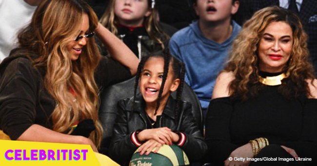 Tina Knowles tells 'corny joke' with Beyoncé and Blue Ivy in recent video