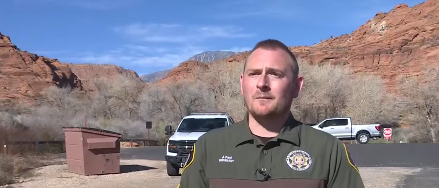 Sergeant Jacob Paul speaking to the press about Nicole Bennett, from a new report on January 14, 2026 | Source: YouTube/KUTV 2 News Salt Lake City