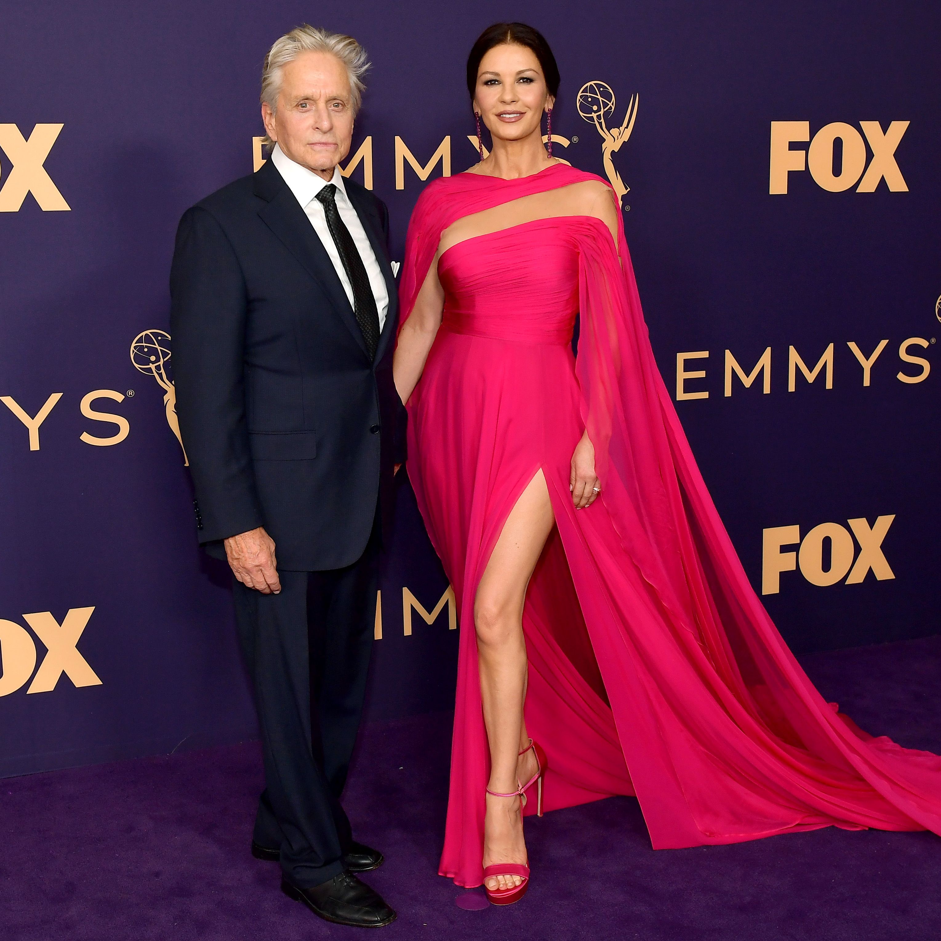 Michael Douglas and Catherine Zeta-Jones at the 71st Emmy Awards on September 22, 2019 in Los Angeles | Getty Images 