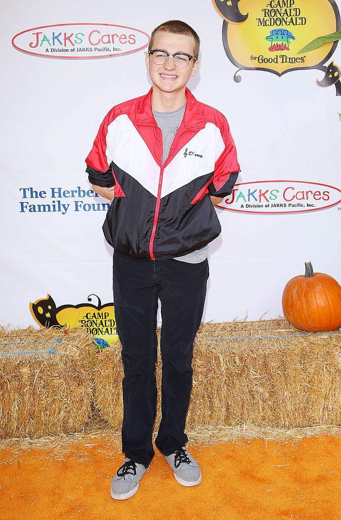 Angus T. Jones arrives at Camp Ronald McDonald for Good Times "20th Annual Halloween Carnival" held at Universal Studios Backlot on October 21, 2012 in Universal City, California. | Source: Getty Images