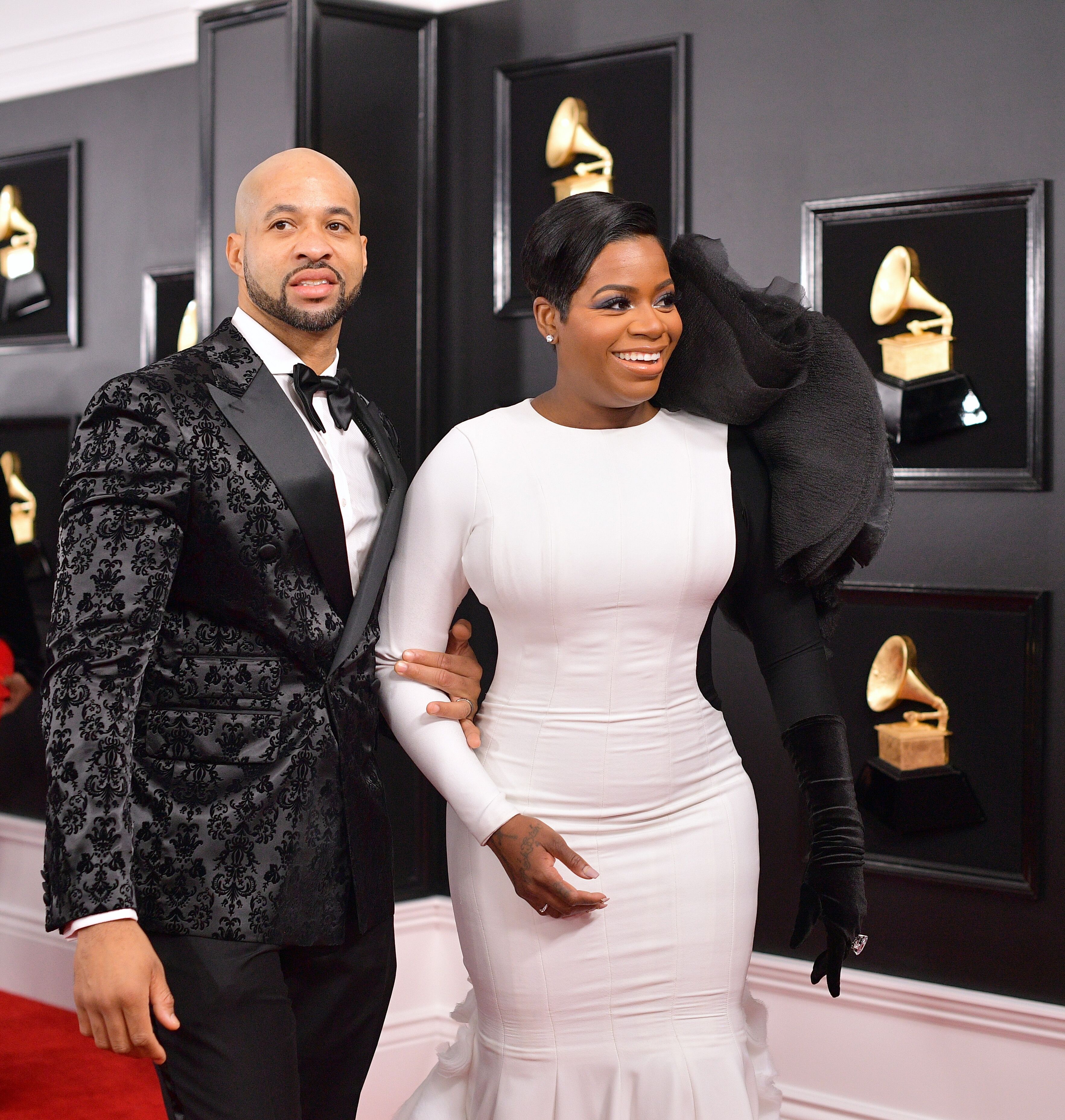 Fantasia Barrino with husband Kendall Taylor at the Grammys/ Source: Getty Images