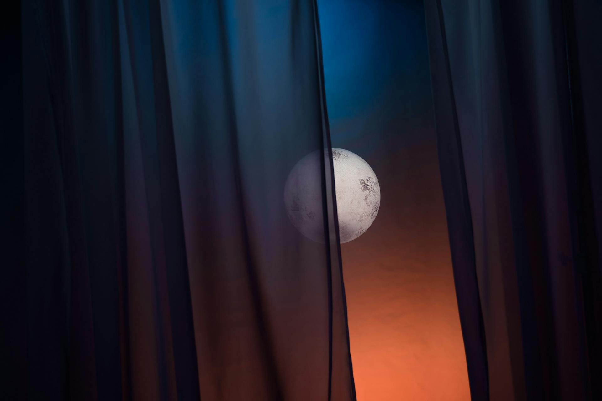 A view of the moon from a window | Source: Pexels