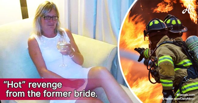 Bride took revenge on cheating bridegroom by burning his house down and watching it turn to ashes