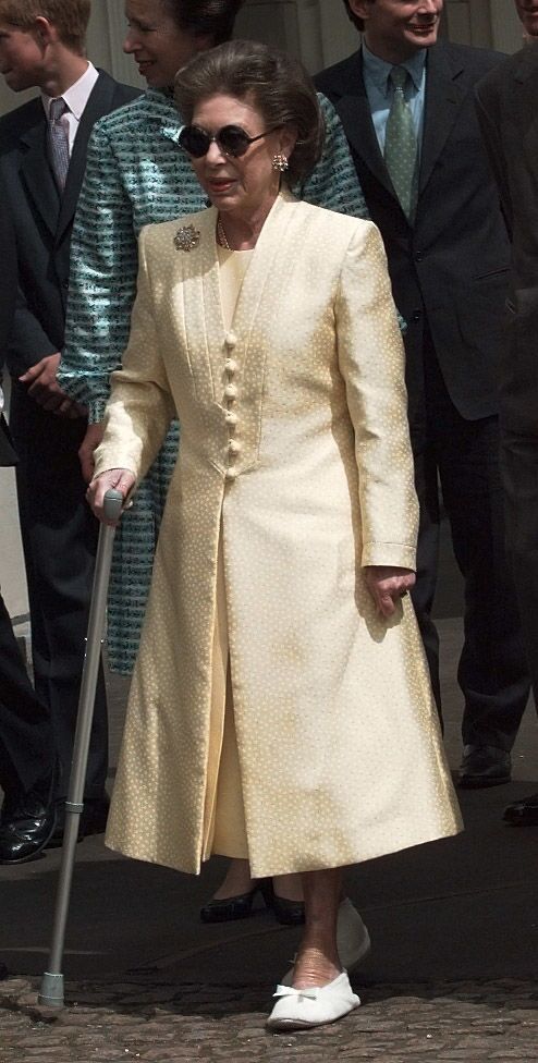 Princess Margaret at St James' Palace at an event to mark the Queen Mother's 99th birthday | Getty Images