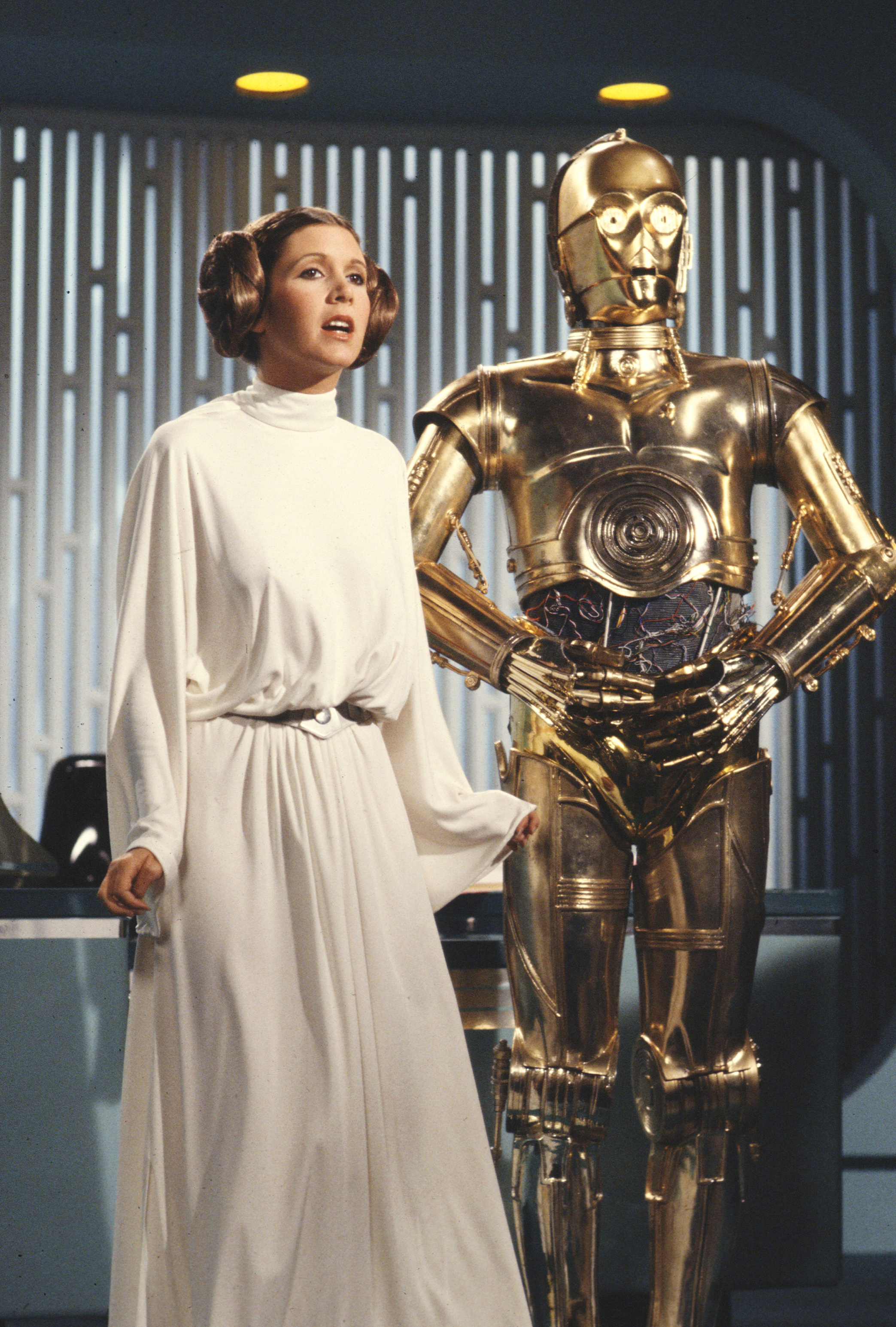 Carrie Fisher as Princess Leia Organa in "The Star Wars" on August 23, 1978 | Source: Getty Images