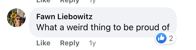 A fan's comment on the New York Post's Facebook post about Jordan McHenry Hales' marriage to Cal Hales while pregnant with another man's child on March 22, 2022 | Source: Facebook/New York Post