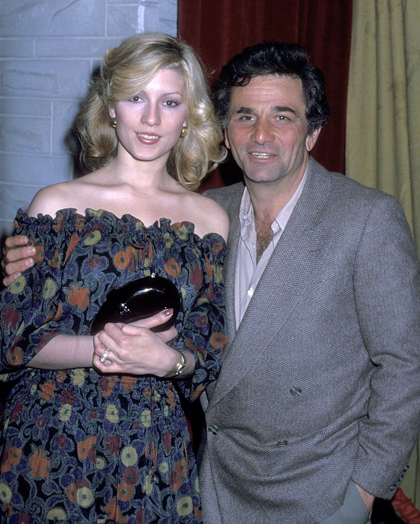 Peter Falk and Shera Danese at the "Paradise Alley" Film Wrap-Up Party on February 11, 1978, at Universal Studios | Source: Getty Images