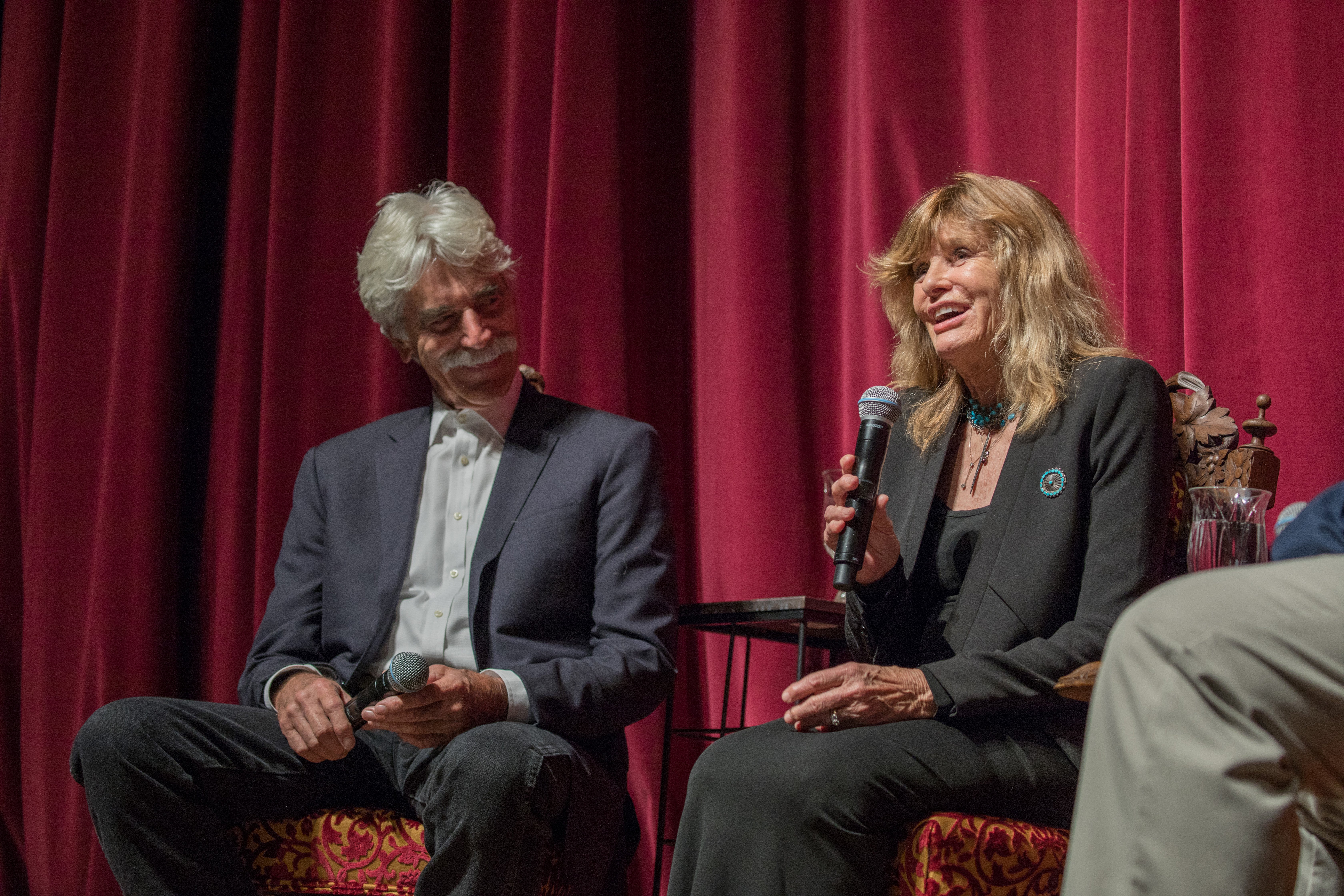 Randy Christopher, Cleo Rose Elliott, Katharine Ross and Sam Elliott attend the premiere of Warner Bros. Pictures' "A Star Is Born" at The Shrine Auditorium on September 24, 2018 in Los Angeles, California | Source: Getty Images