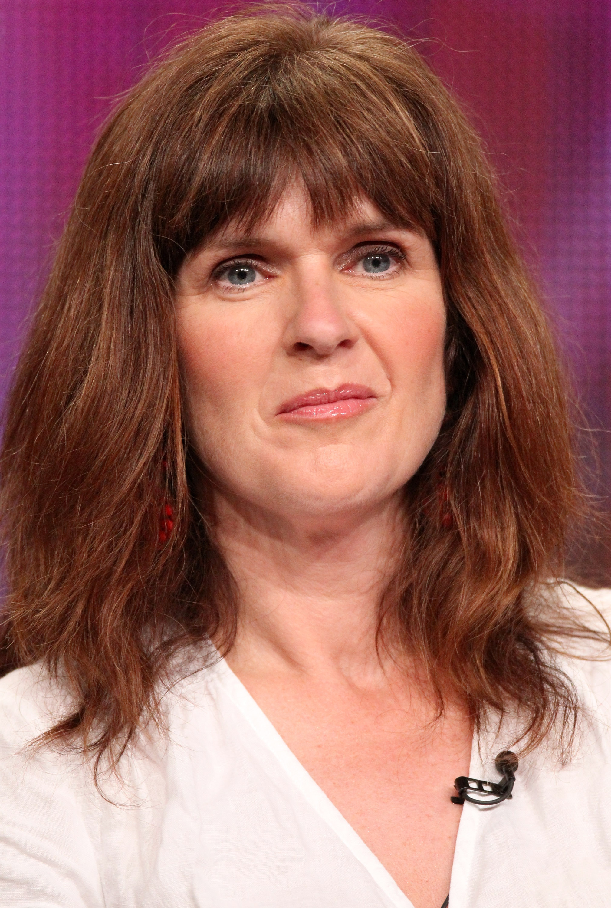 Siobhan Finneran speaks during the "Masterpiece - Downton Abbey II" panel during the PBS portion of the 2011 Summer TCA Tour held at the Beverly Hilton Hotel on 31 July 2011 in Beverly Hills, California. | Source: Getty Images