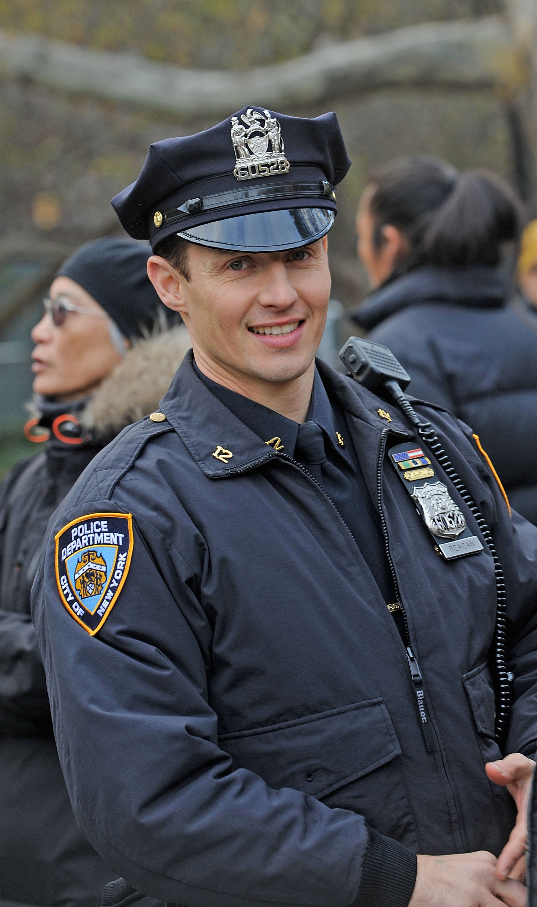 Will Estes filming "Blue Bloods" on November 19, 2012, in New York. | Source: Getty Images