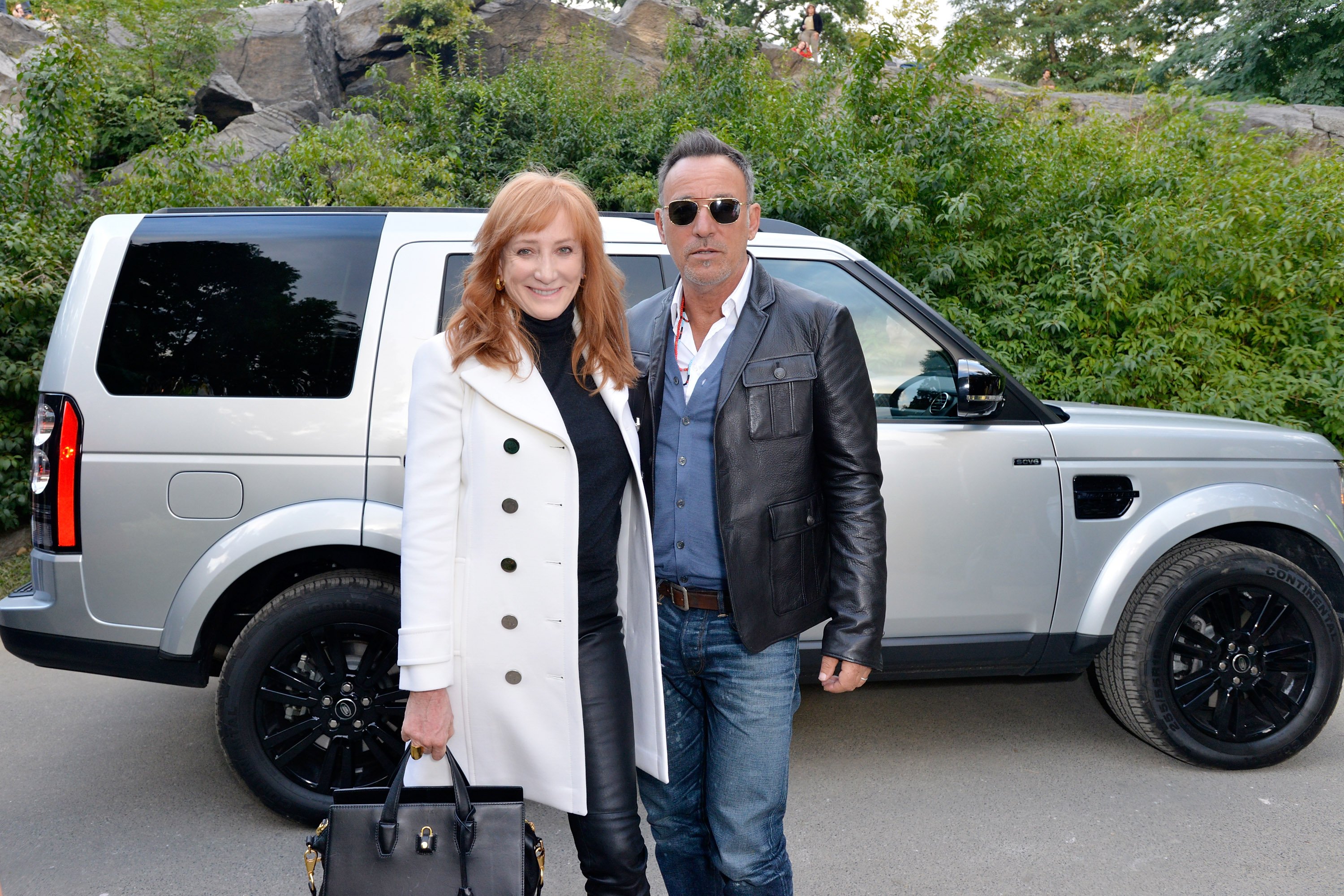 Patti Scialfa and Bruce Springsteen on September 18, 2014 in New York City. | Source: Getty Images