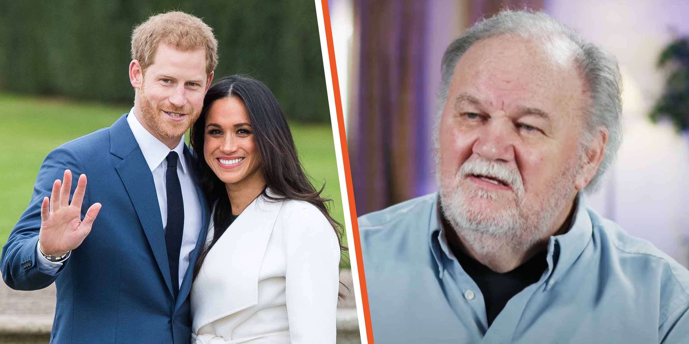 Prince Harry and Meghan Markle | Thomas Markle | Source: Getty Images | YouTube/60MinutesAU