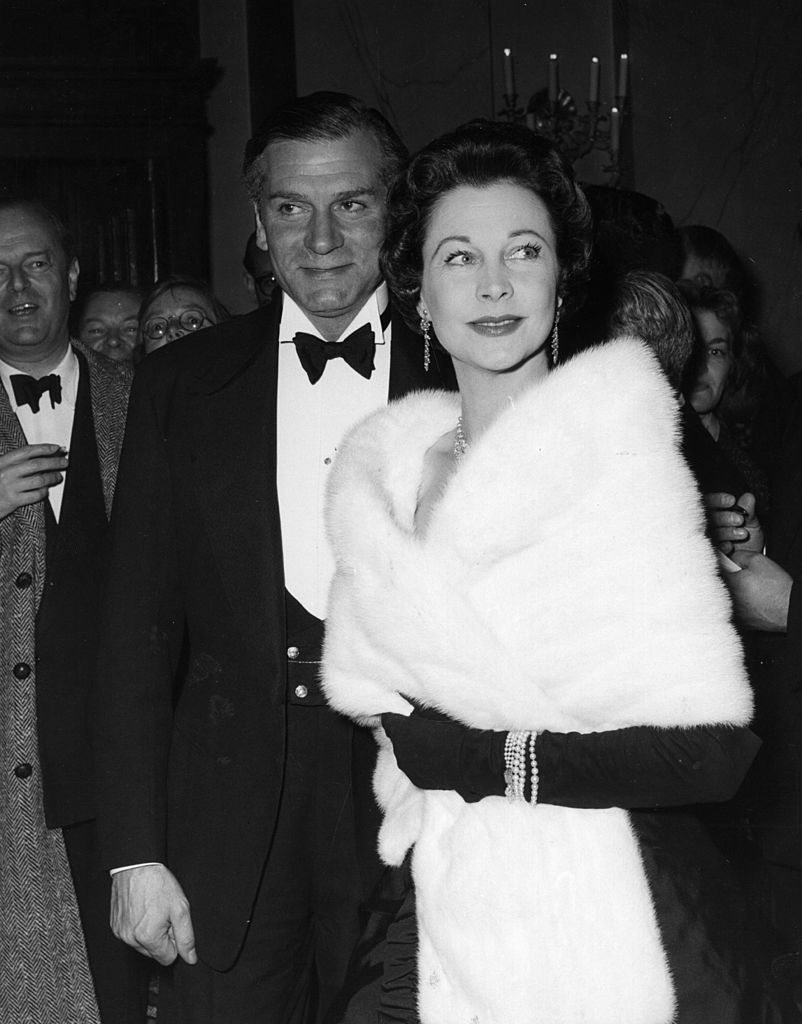 Sir Laurence Olivier, with his second wife, English actress Vivien Leigh, October 08, 1956 | Photo: GettyImages