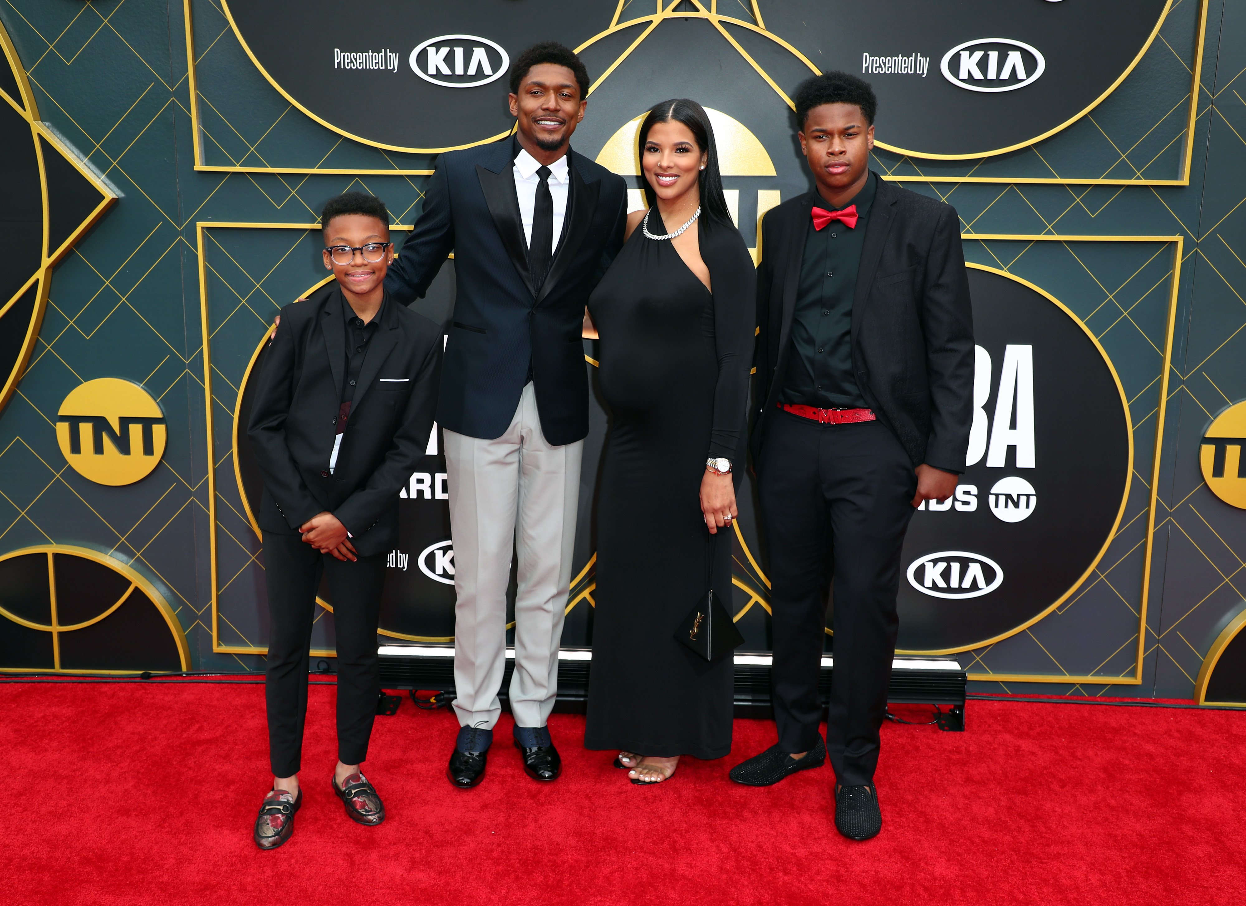 Bradley Beal and his family at the 2019 NBA Awards in Santa Monica, California. | Source: Getty Images