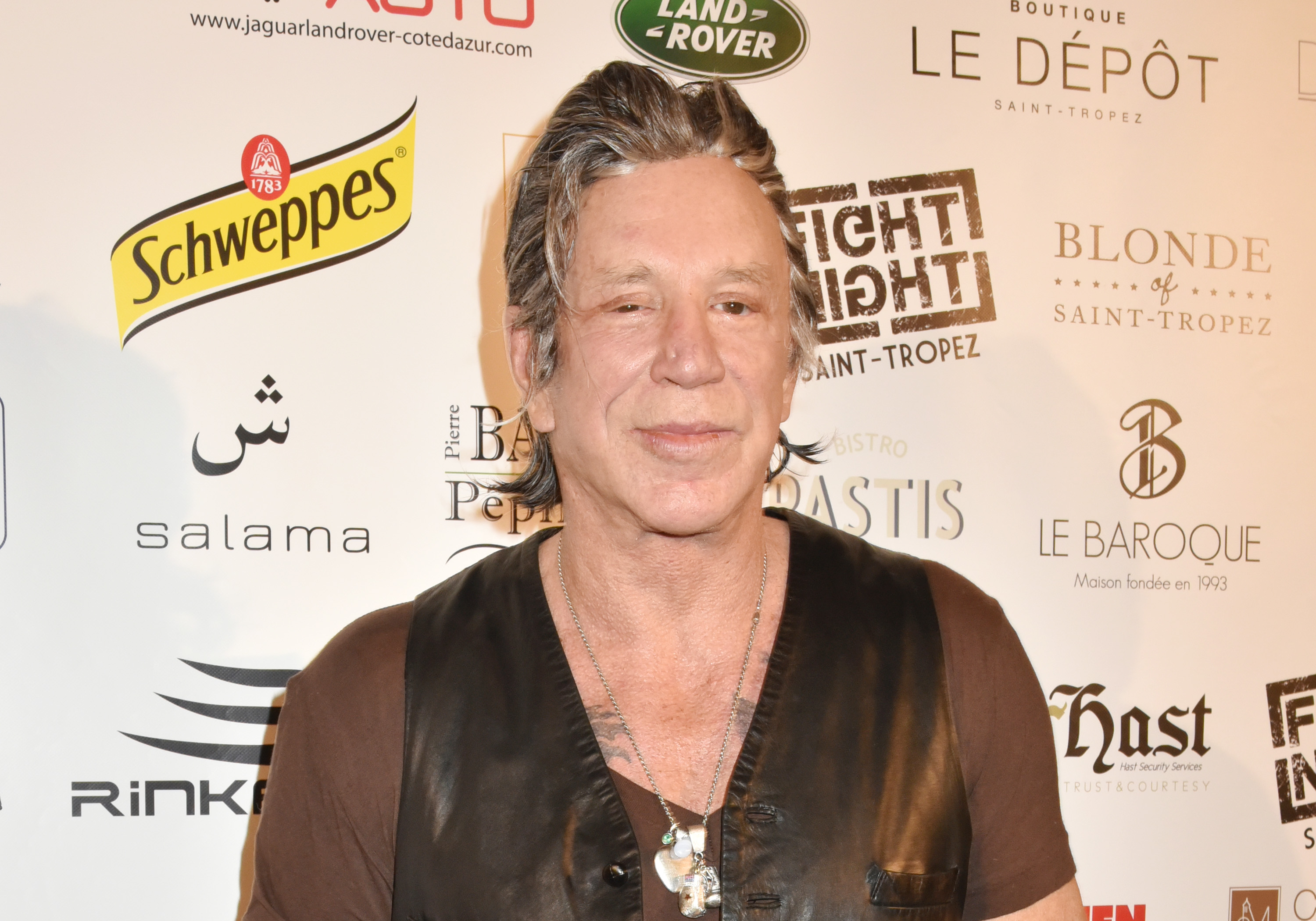 Mickey Rourke attends the "Fight Night 2016" : Gala At La Citadelle on August 4, 2016 in Saint-Tropez, France. | Source: Getty Images