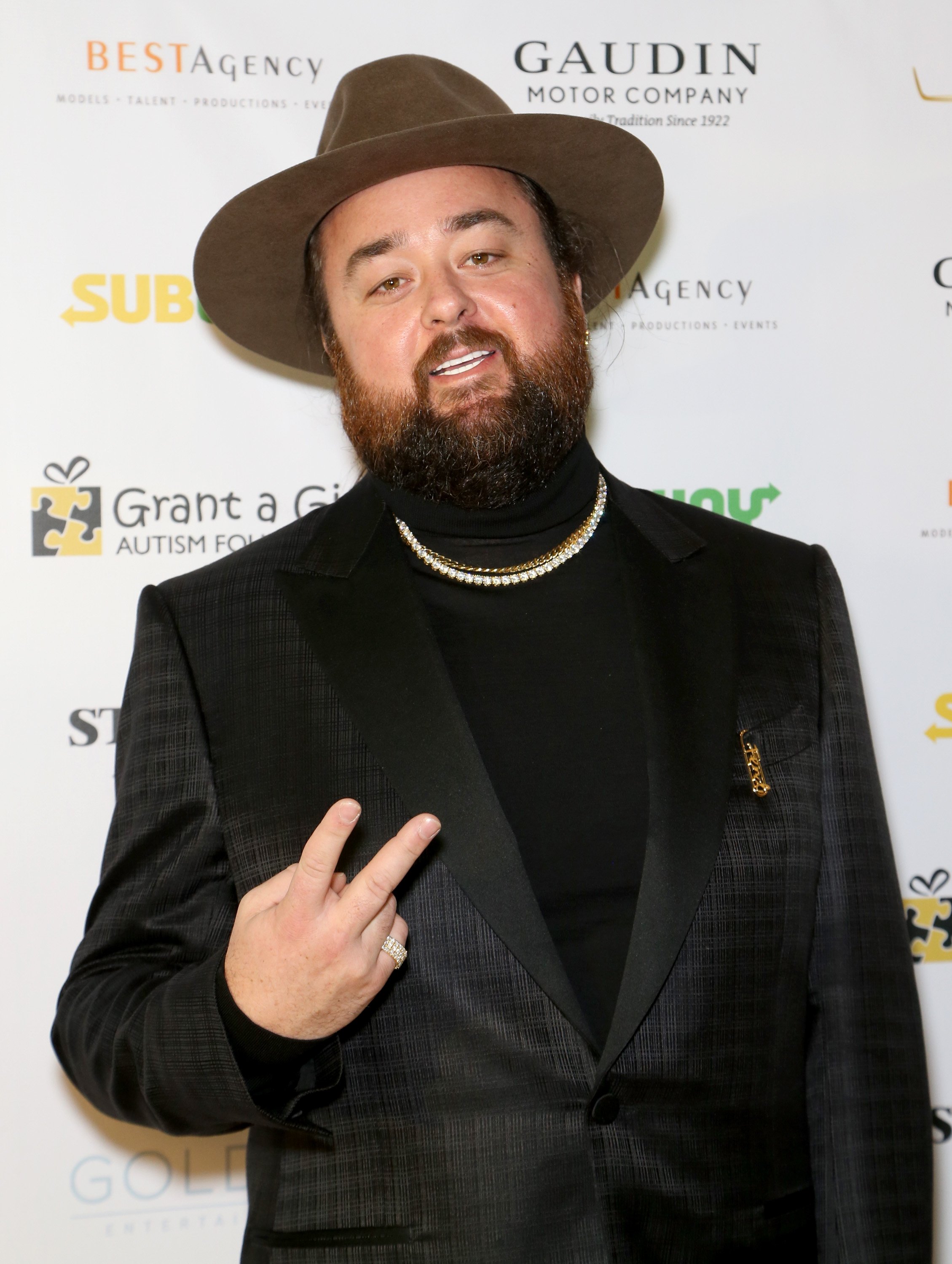 Austin "Chumlee" Russell from "Pawn Stars"  attends th Autism gala "A Golden Night" at T-Mobile Arena on October 25, 2018, in Las Vegas, Nevada. | Source: Getty Images