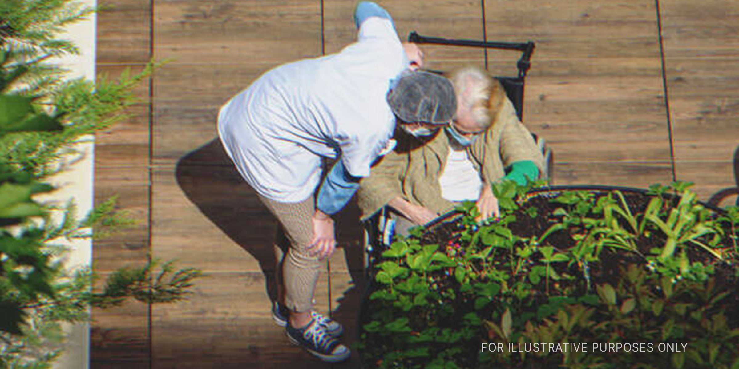 Old woman in garden | Source: Shutterstock