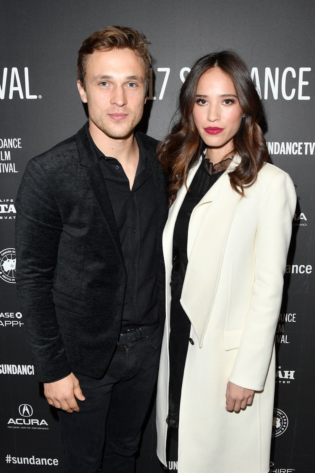 William Moseley and Kelsey Asbille at the "Wind River" premiere on day 3 of the 2017 Sundance Film Festival on January 21, in Park City, Utah. | Source: Getty Images